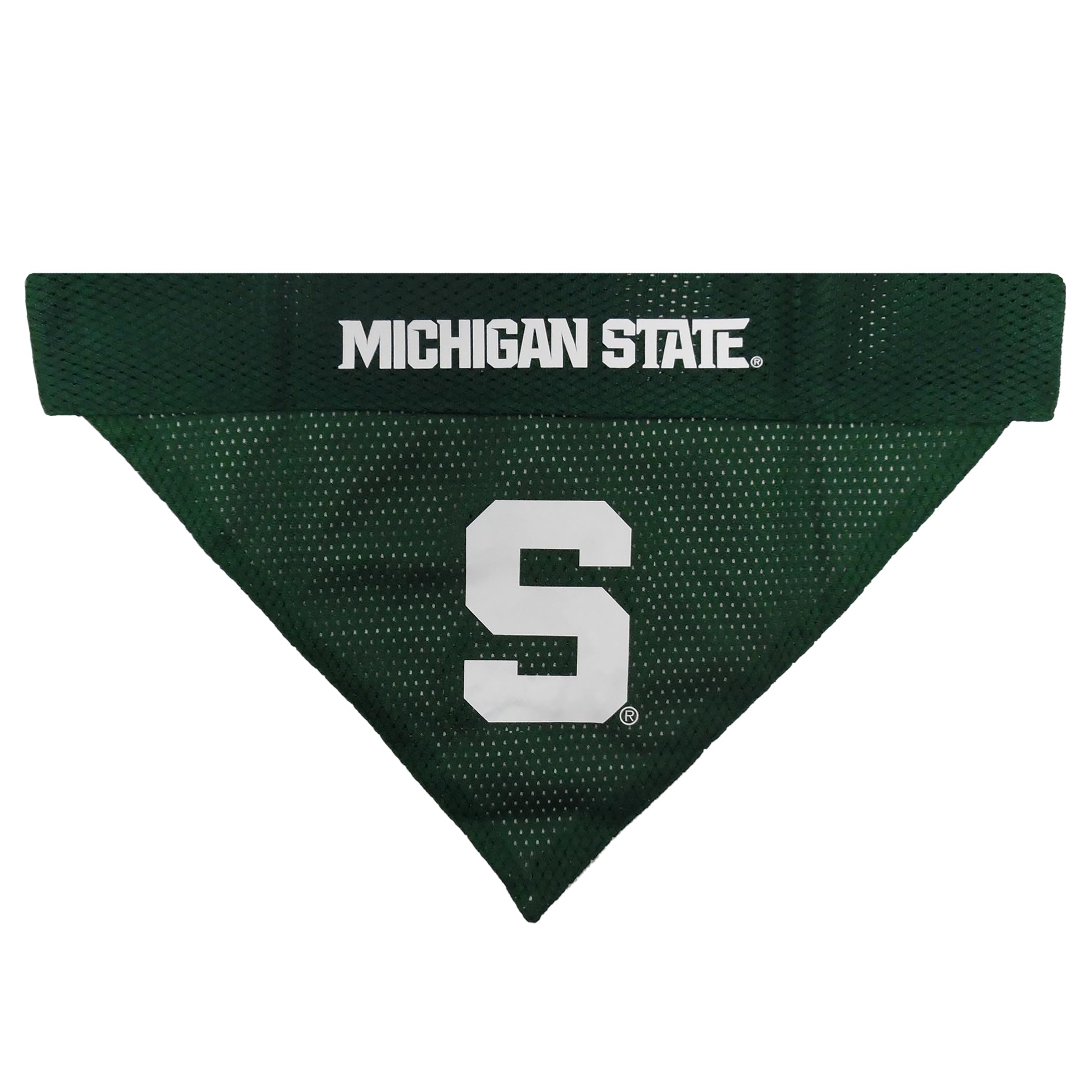 Pets First Collegiate Pet Accessories, Reversible Bandana, Michigan State Spartans Size Xx-Large