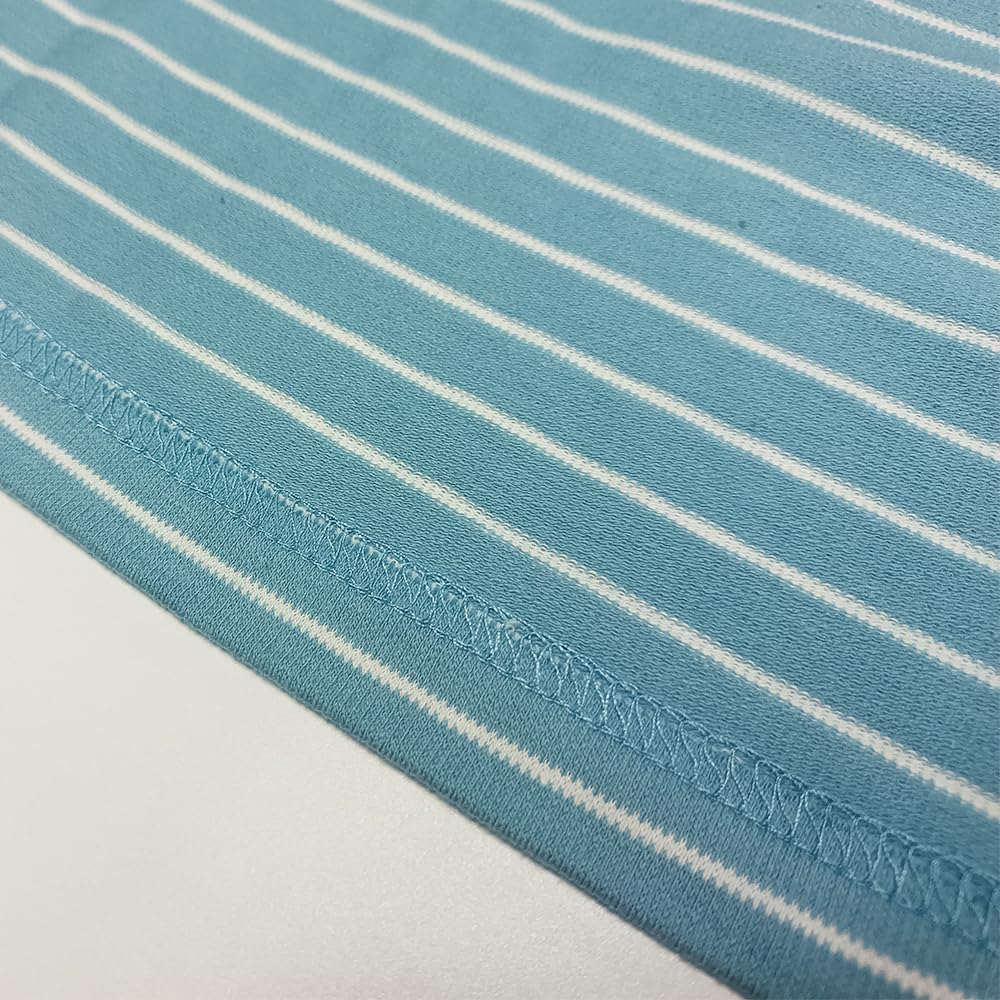 Dog Shirts For Small Dogs,100% Cotton Girl Boy Dog Clothes,Striped French Bulldog Clothes,Matching Dog And Owner Clothes Separat