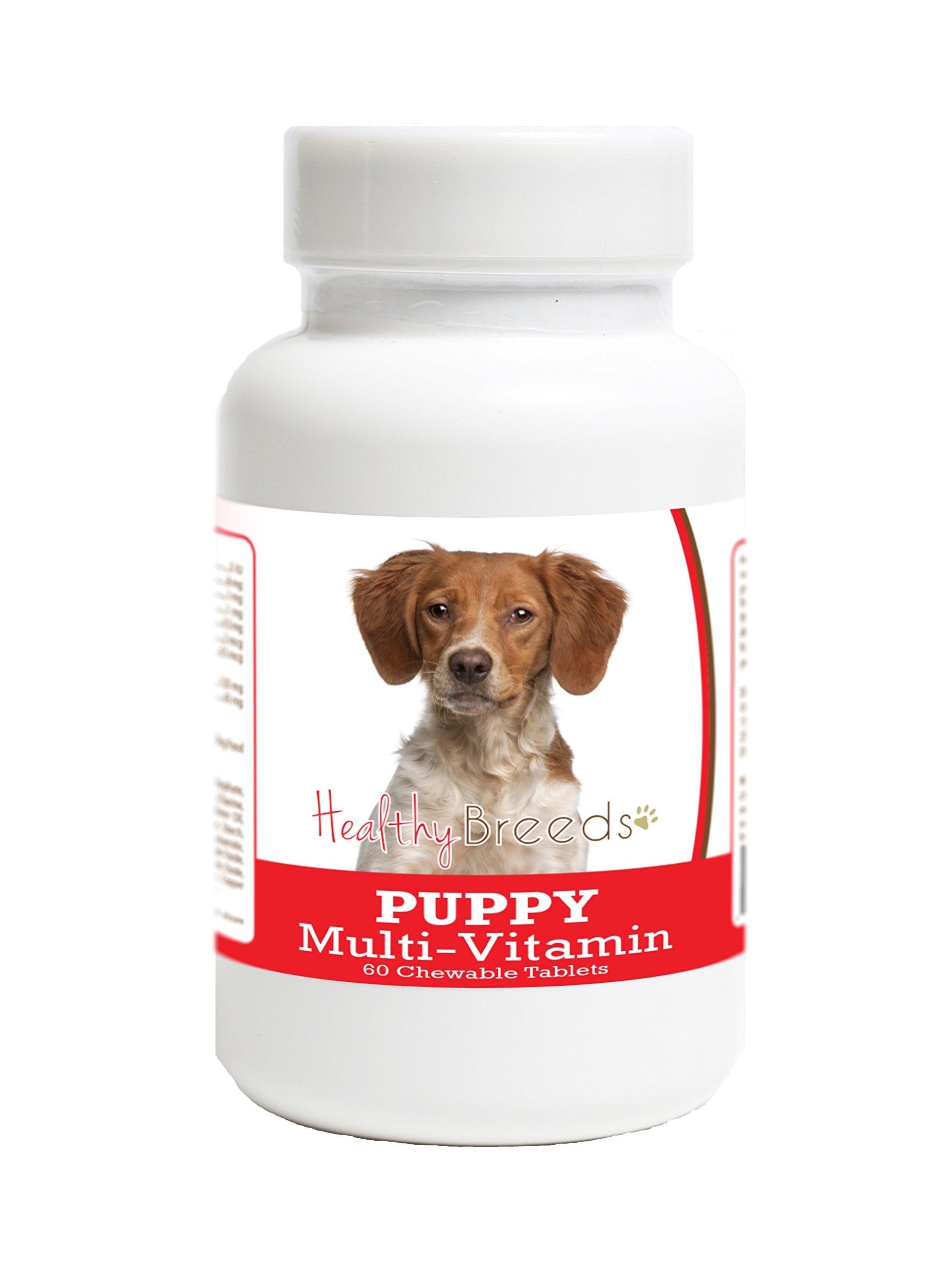 Healthy Breeds Brittany Puppy Dog Multivitamin Tablet 60 Count