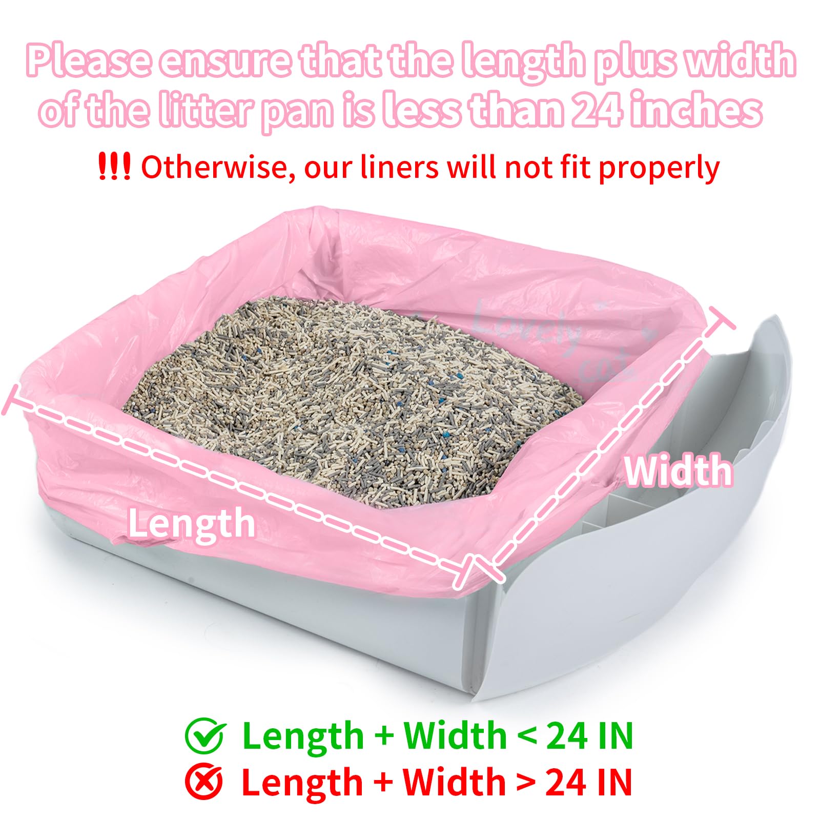 120 Count Cat Litter Box Liners For Automatic Cat Litter Box And Litter-Robot 4/3, Heavy-Duty, Extra Thick, Economy Bulk Pack, P