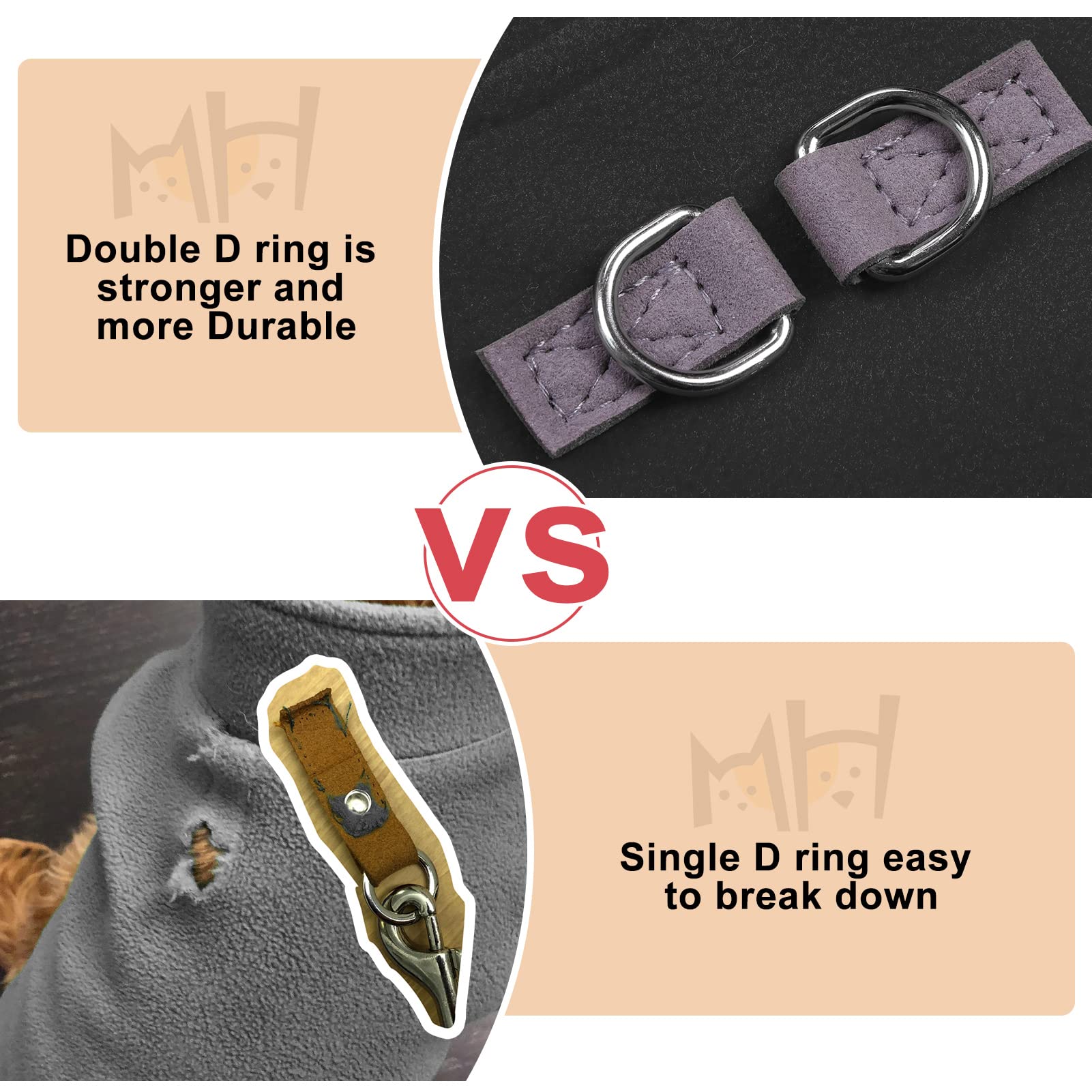 Beautyzoo Dog Fleece Vest Sweater Winter Jacket For Small And Medium Dogs With D-Ring Leash Cold Weather Coat Hoodie For Xs S M Dogs Boy Or Girls