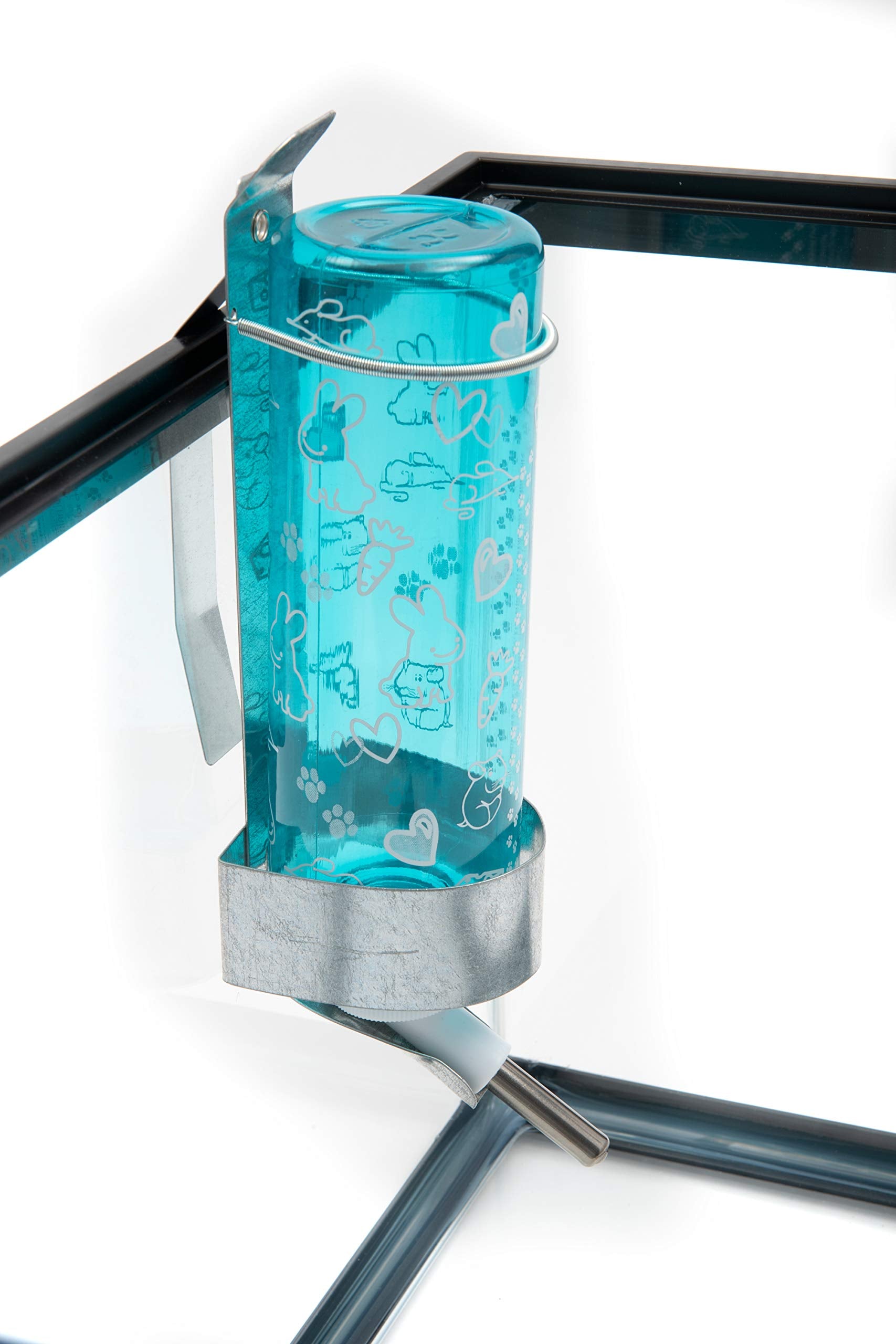 Lixit Wire And Aquarium Cage Water Bottle Chew Guard For Guinea Pigs, Rats, Rabbits, Ferrets Hamsters And Other Small Animals. (16Oz)