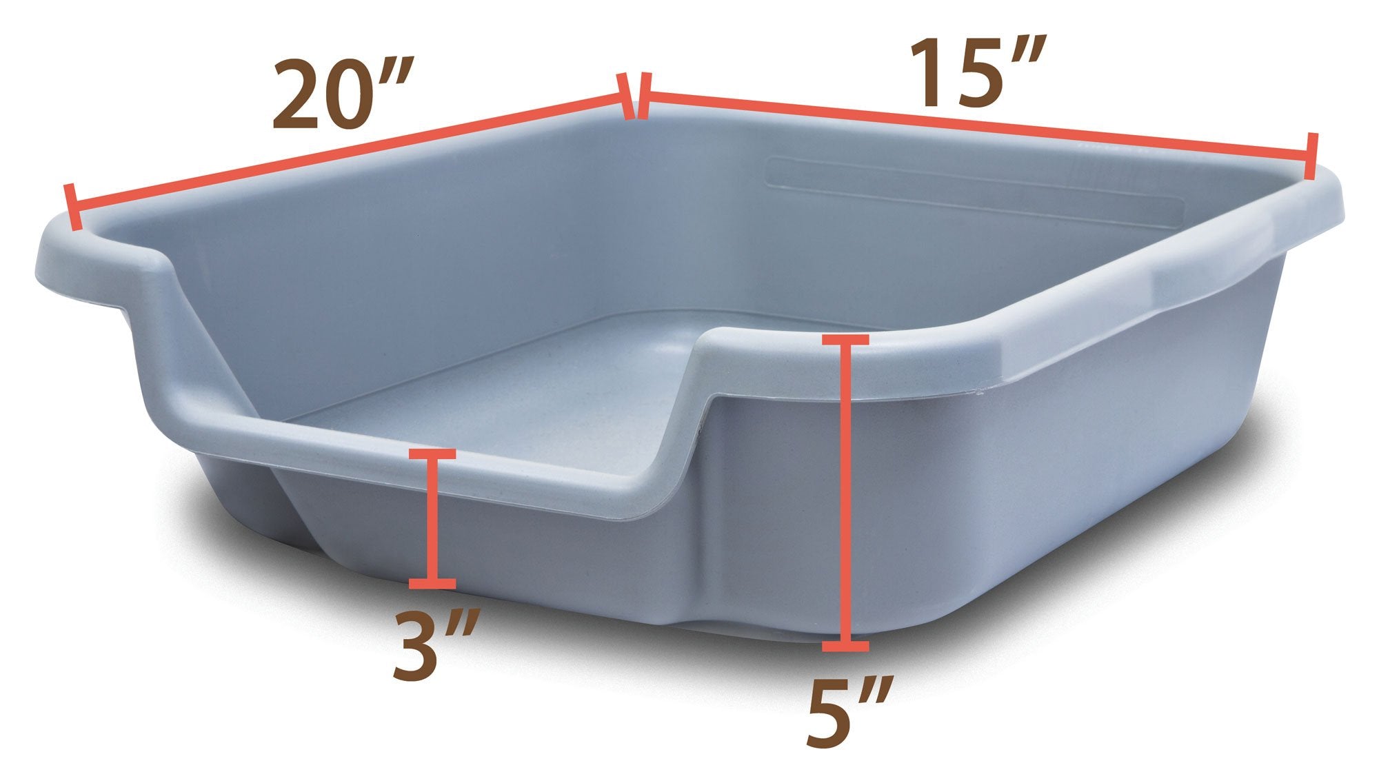 Puppygohere Dog Litter Box, Blacksmith Black Color, Small Size, Durable & Pet Safe Puppy Litter Box, Indoor Open Top Entry Dog Litter Pan, Comfortable For Dogs, Great For Small Dogs Up To 6 Lbs