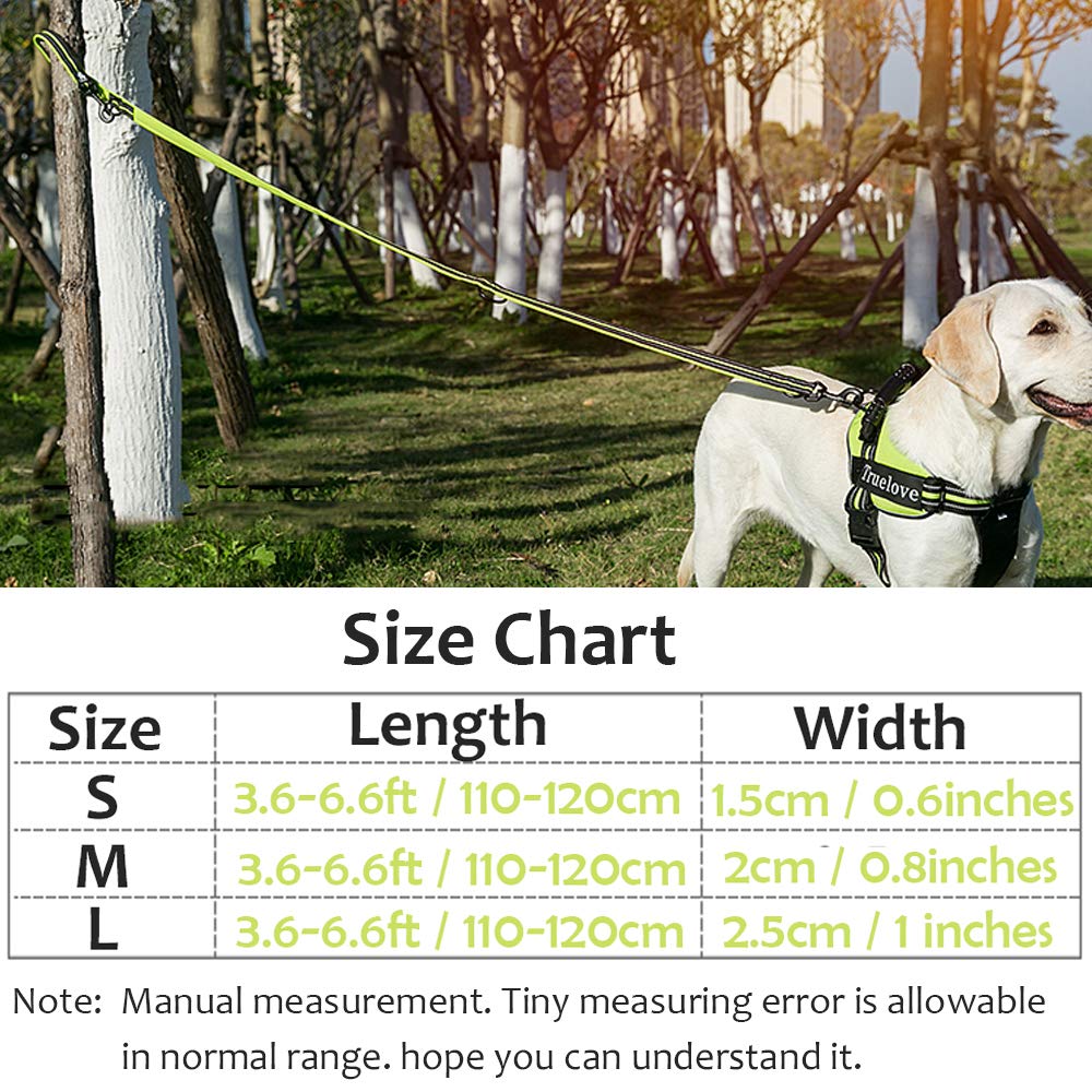 Creation Core Multi-fuctional Reflective Dog Leash with Snap Hook Adjustable Hands Free Walking Training Running Leash, Pink S