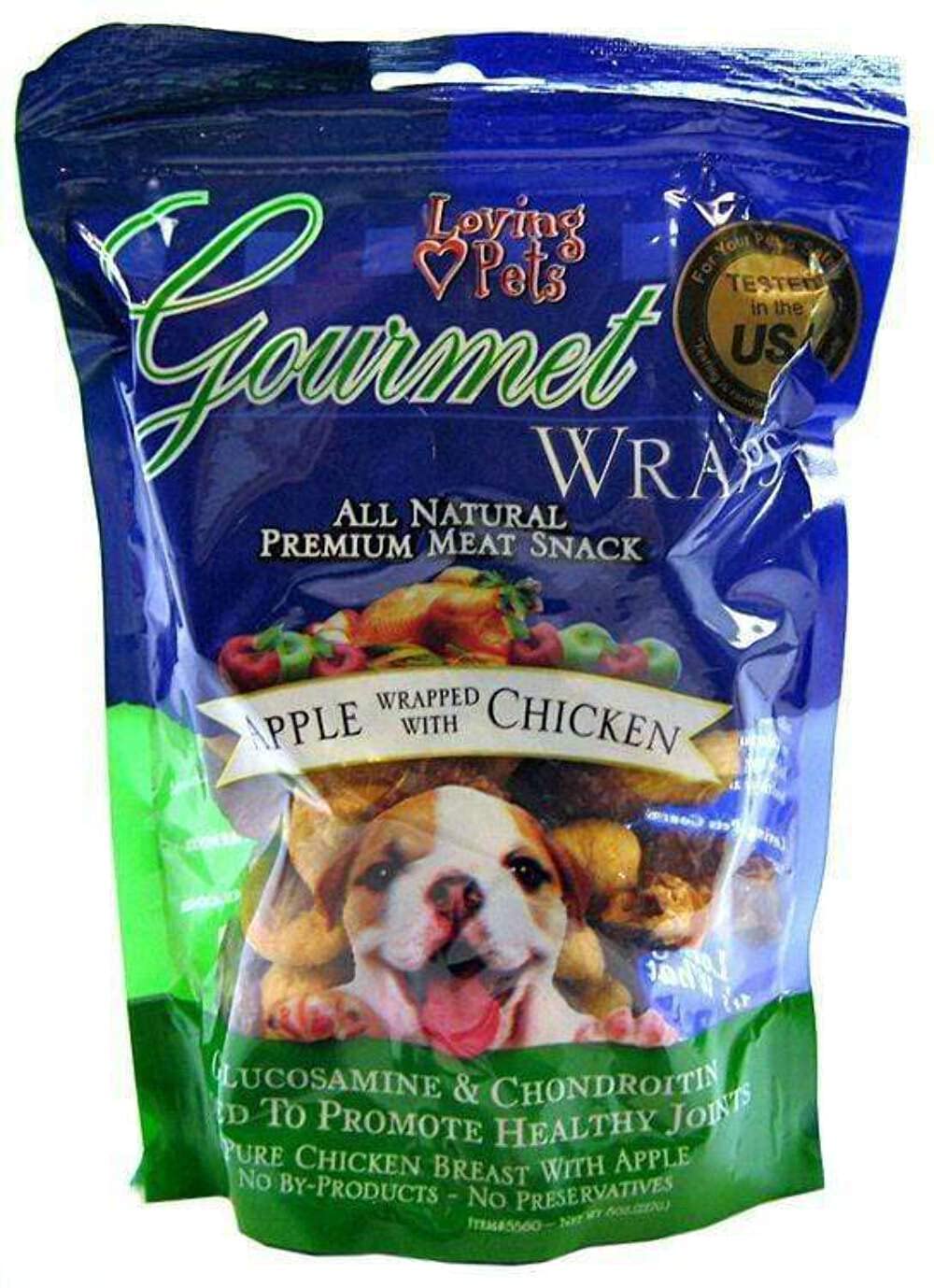 Loving Pets Gourmet Wraps Apple Wrapped With Chicken 6Oz