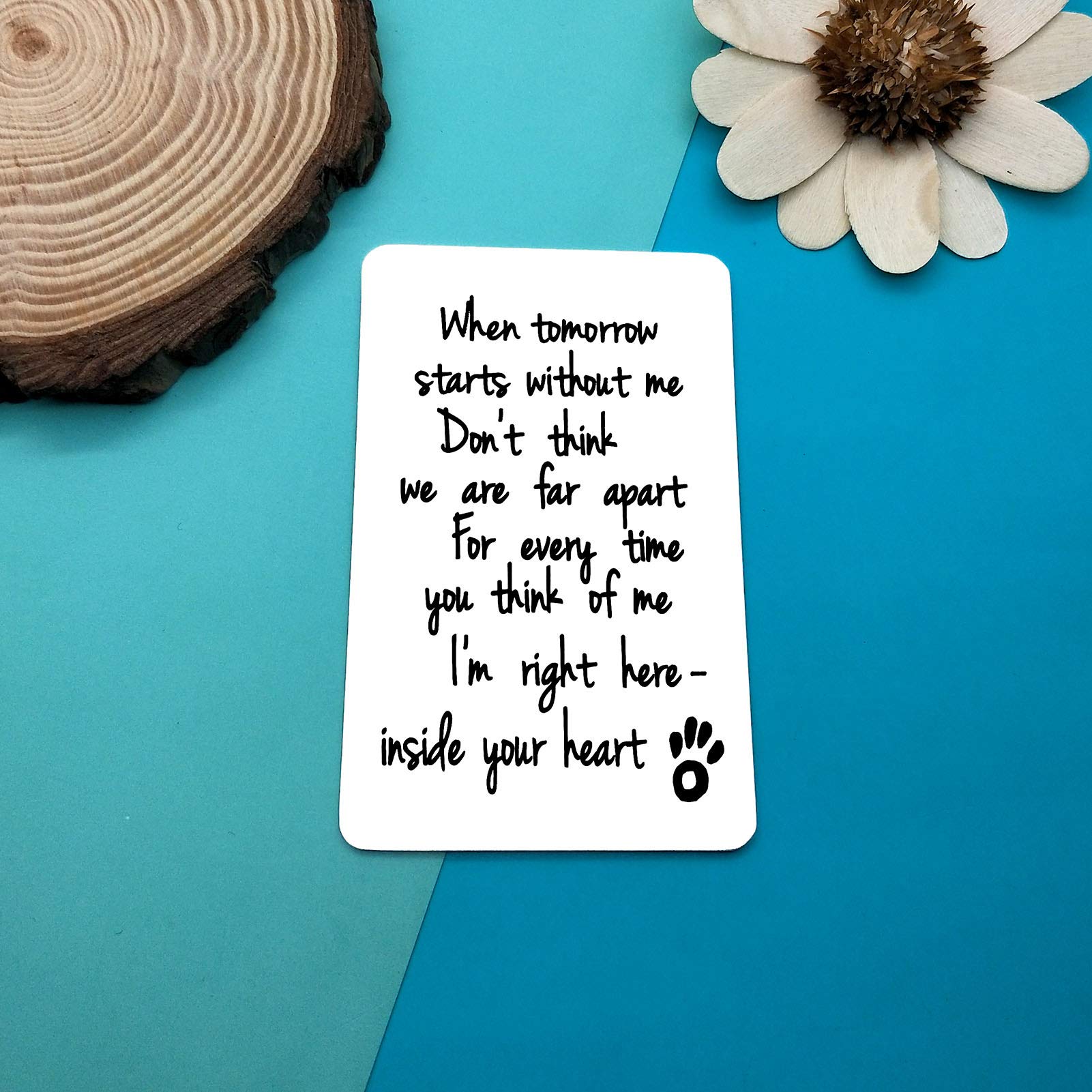 Loss Of Pet Wallet Card Gifts Pet Memorial Card Family Dog Cat Sympathy Gifts For Men Women Remembrance Gift For Pet Lover In Memory Of Dog Cat Gifts Memorial Gift For Friends Coworker Family