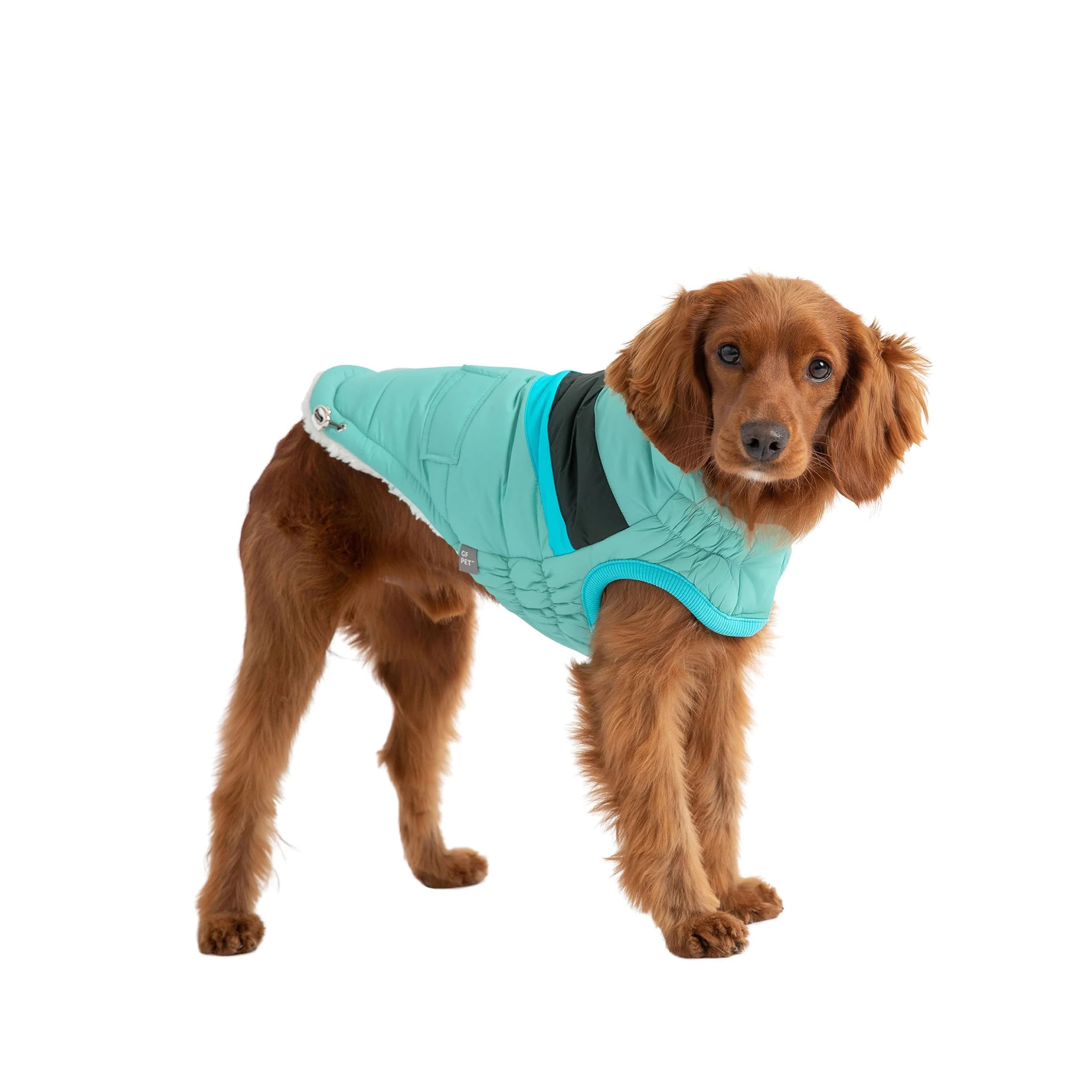 GF Pet Aqua Elasto-Fit Alpine Puffer Jacket for Dogs, Small