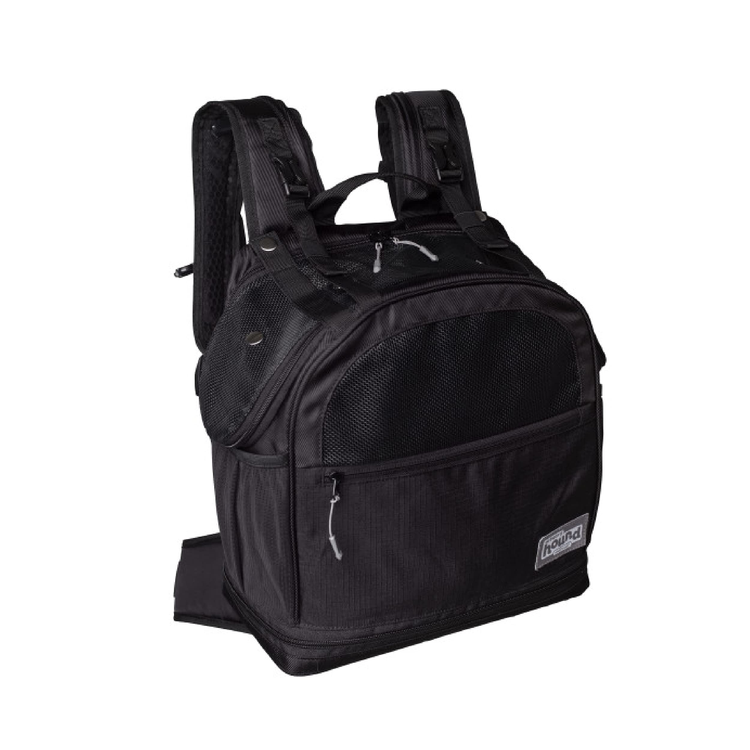 Outward Hound Puppak 2 In 1 Dog Carrier Backpack, Black - Hands-Free Front Or Back Wear, Fits Pets Up To 20 Lbs, Expandable Bott