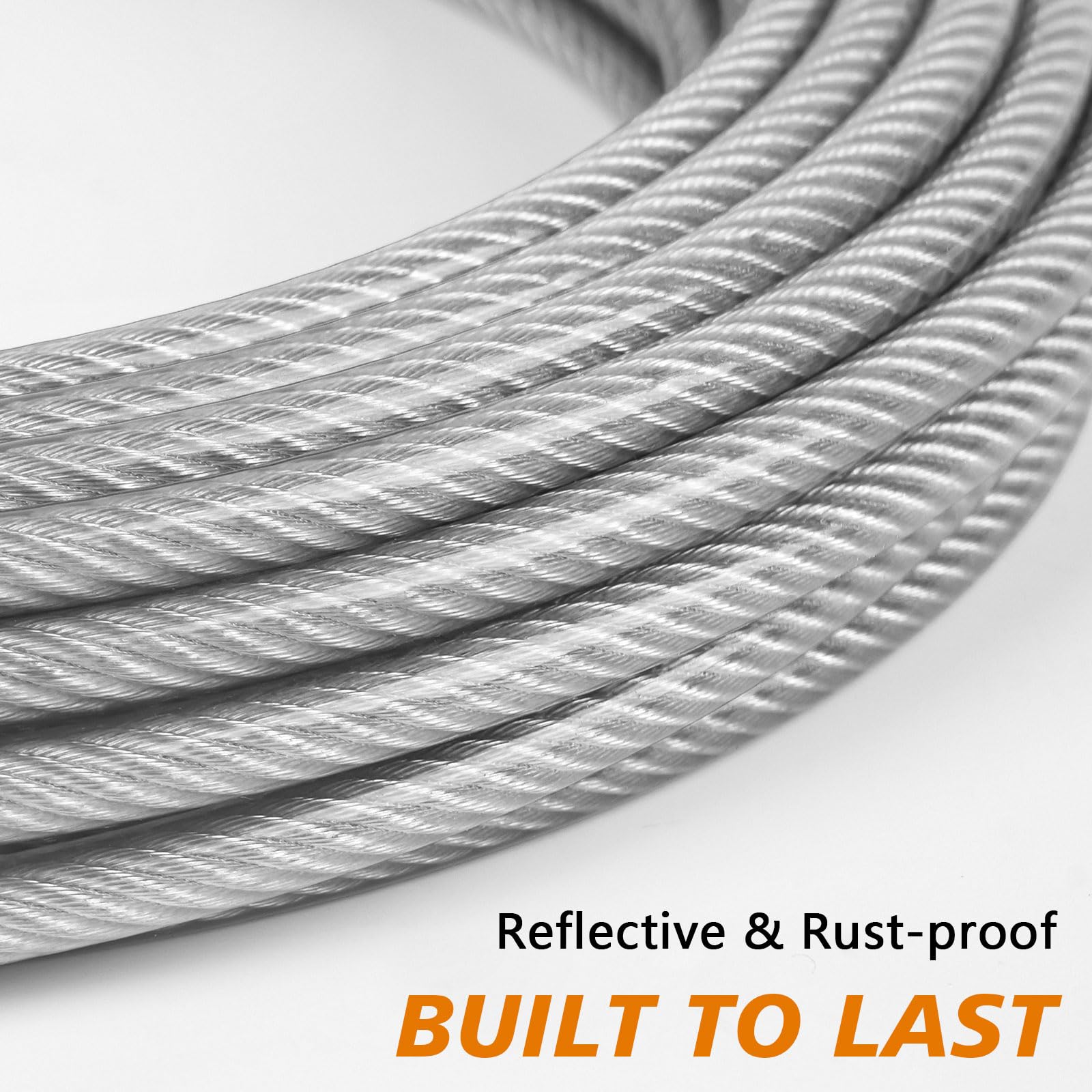 Xiaz Dog Tie Out Cable 10Ft, Heavy Duty Dog Chains For Outside With Lockable Hook, Pet Runner Cable Leads For Yard, Dogs Line Te