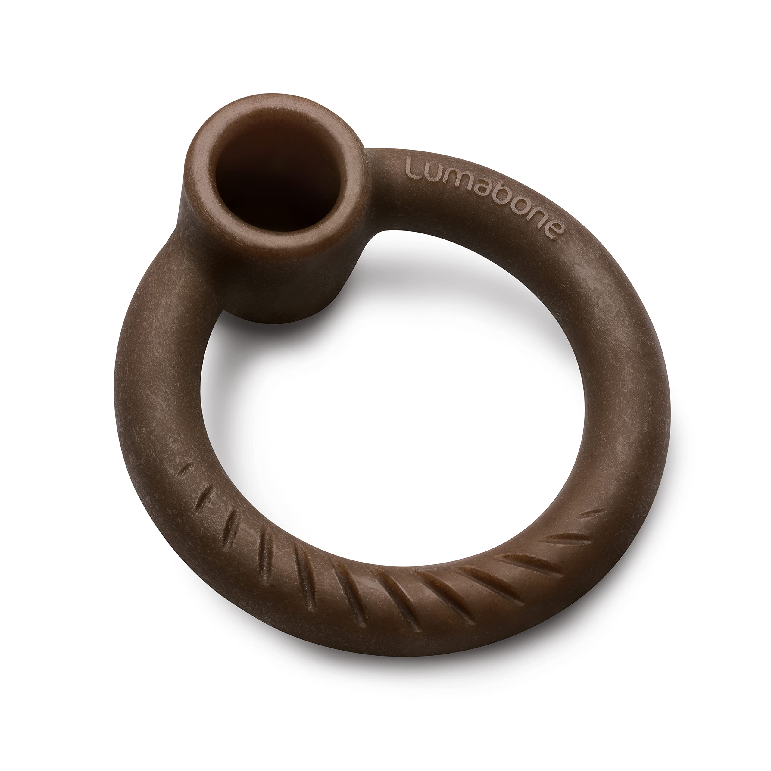 Lumabone Ring Stuffer Durable Chew Toy For Aggressive Chewers, Real Beef, Made In Usa, Medium