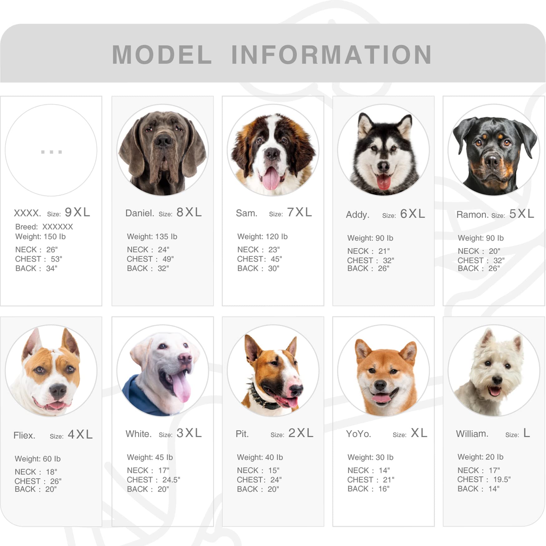 Arunners Extra Large Dog Clothes Hoodies Zip Up Sweaters For Big Dogs Great Dane Caucasian Sheepdog Blue 9Xl