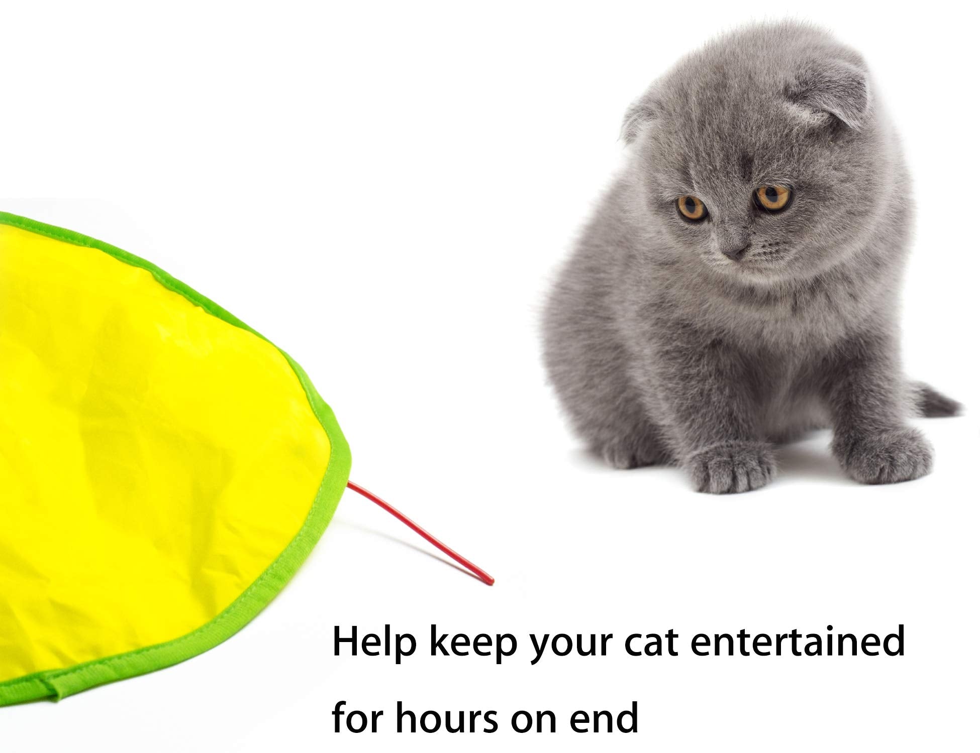Aelop Replacement Wands for Cats Meow Motorized Cat Toy, Electronic Motion Cat Toys Mouse Tail Refills, Pack of 3