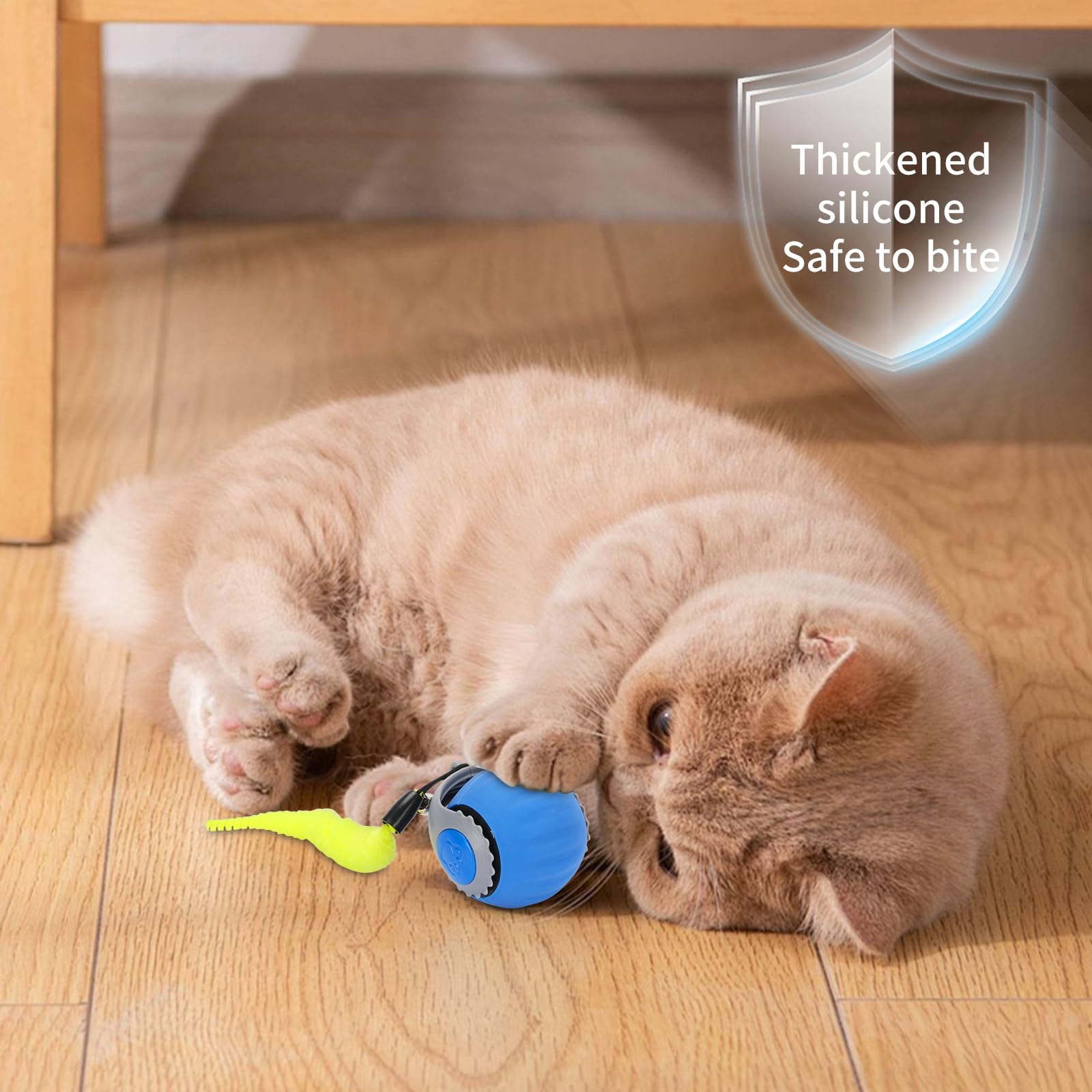 Goldsuccess Speedy 3.0 Tail Speed Moving Tail 2.0 Cat Toy Ball For Bored Adult Cat Interactive Automatic Moving Hunting Toy Ball