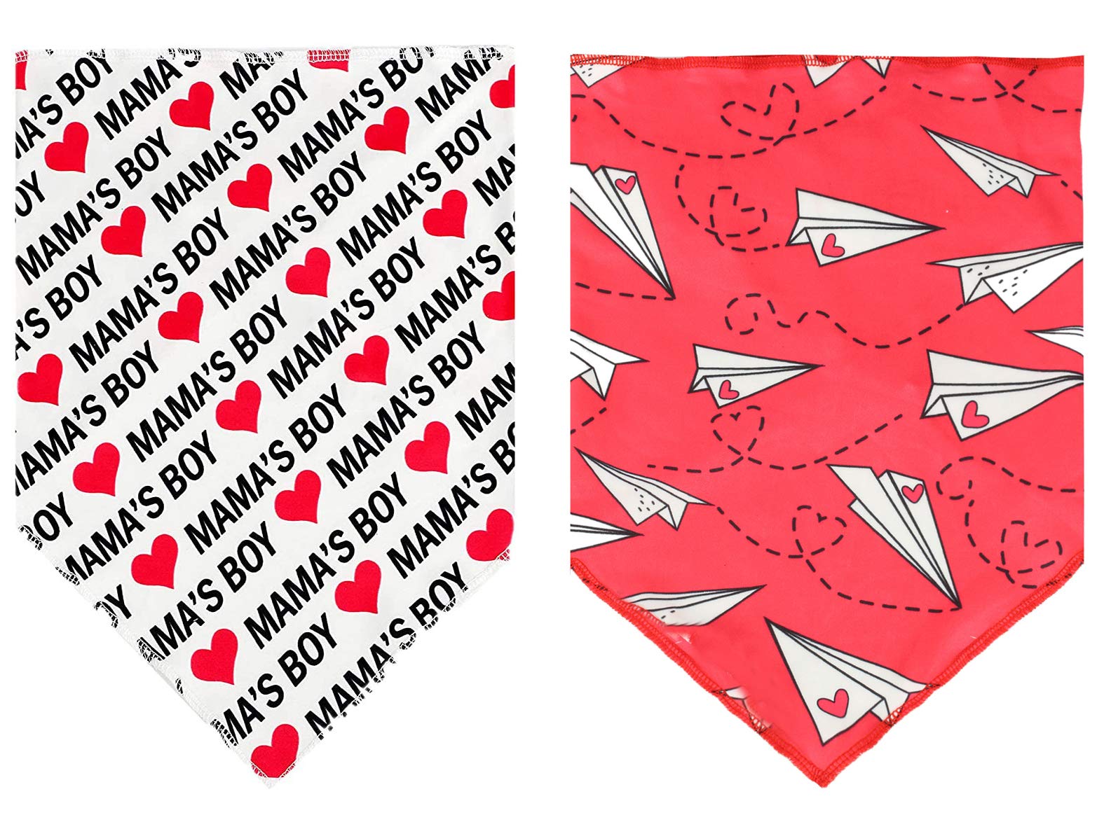 2 Pack Valentine'S Dog Bandana, Puppy Valentine Scarfs For Small Medium Large Dogs Cats