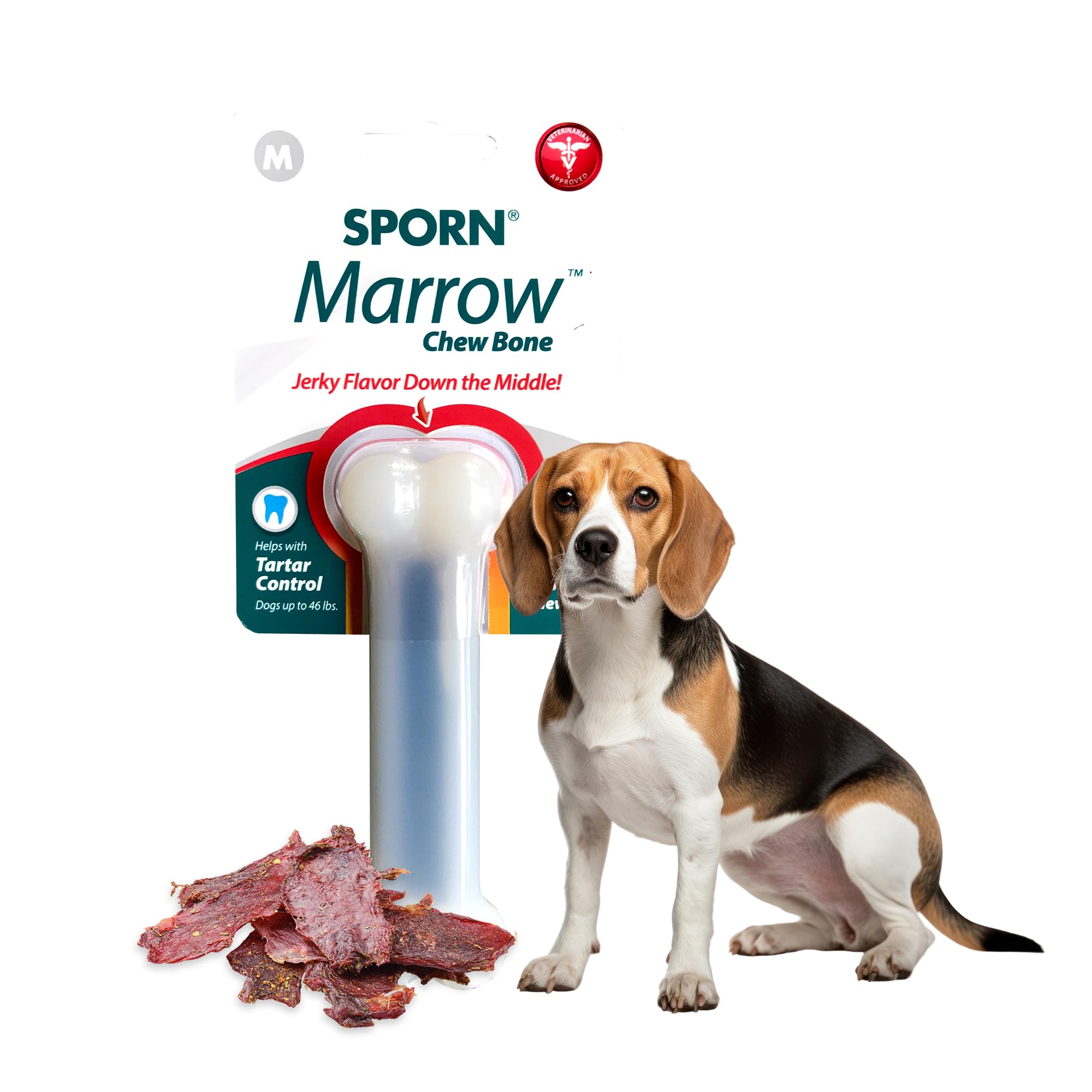 Sporn Dog Dental Toy, Marrow Chew, Medium