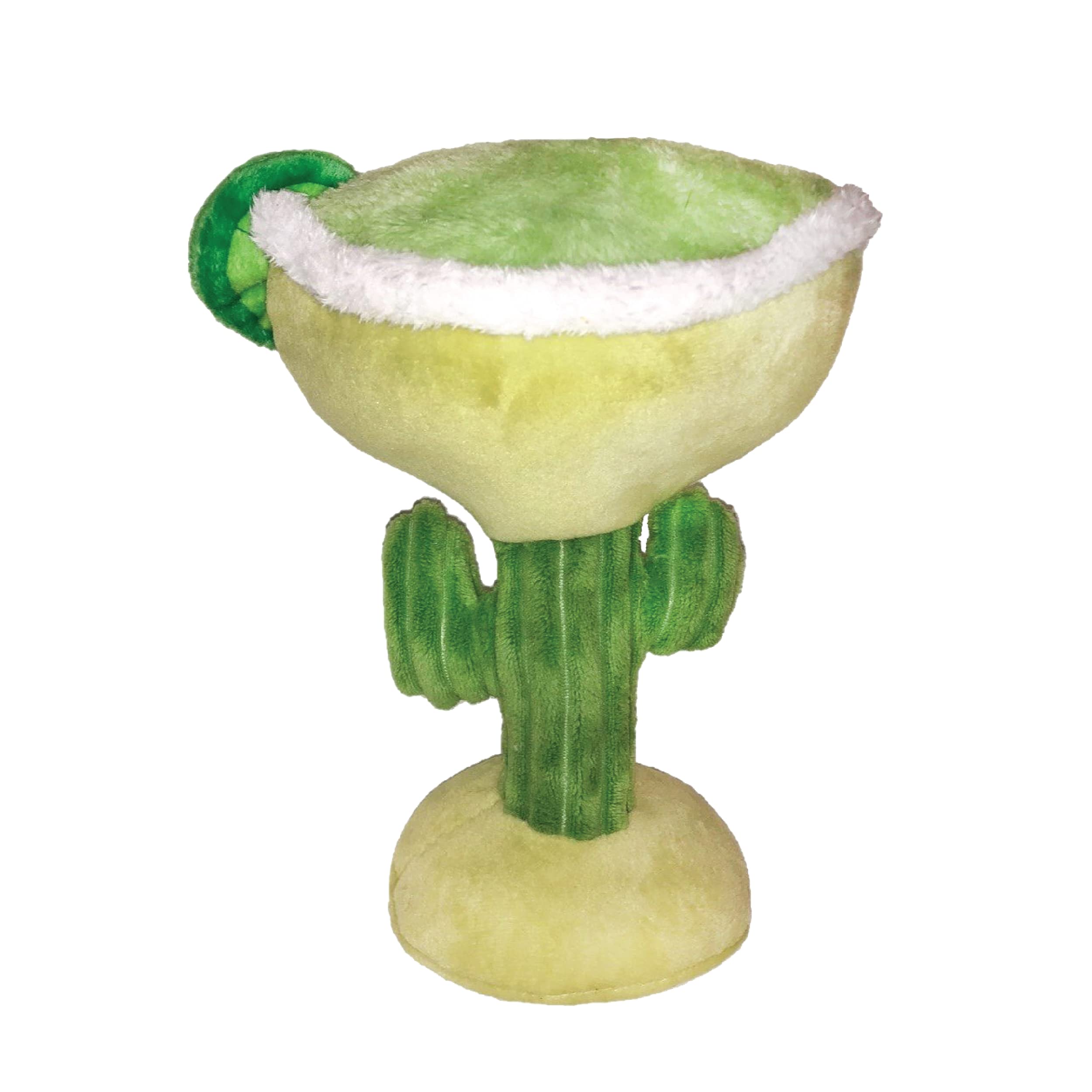Huxley & Kent For Dogs - Margarita Loco (Large) - Power Plush Dog Toy With Squeaker - Funny Dog Toy - H&K Squeaky