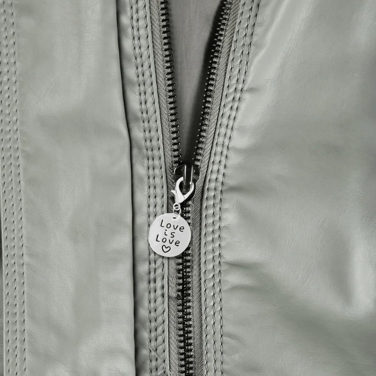 Love Is Love Circle Hanging Charm - Lgbtq Love Hanging Charm Ideal For Bracelets, Purses, Zipper Pulls On Jackets, Backpacks