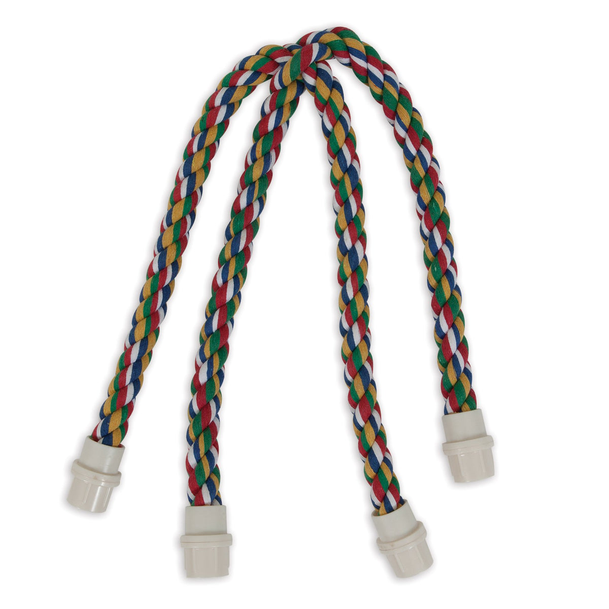 Jw Pet Booda Byrdy Bush Interactive Bird Toy, Cable Cross Multi, Small