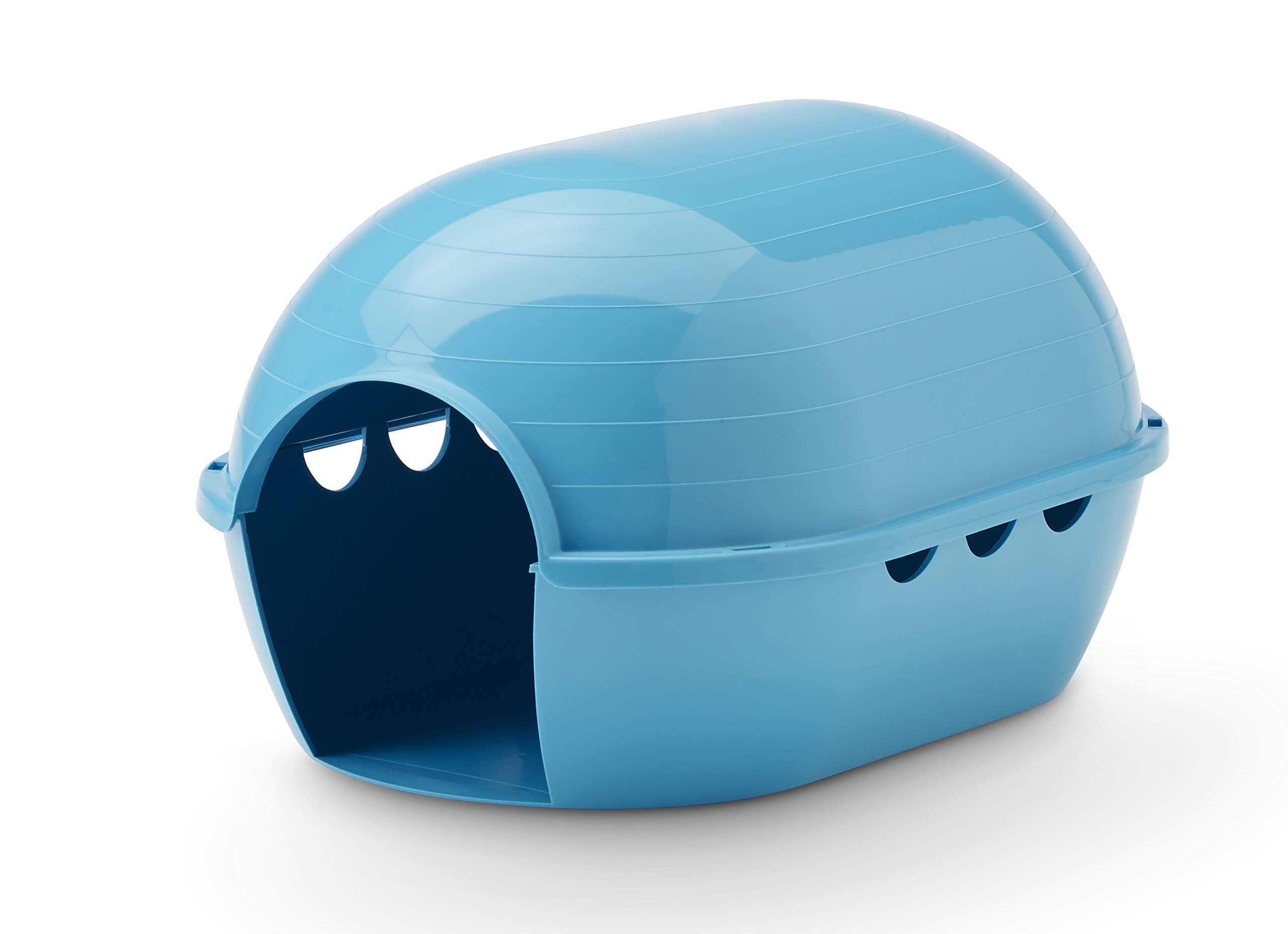 Savic Rody Igloo Hideaway Home For Rats, Guinea Pigs, Hamsters, Hedgehogs And Other Small Animals (Scuba Blue)