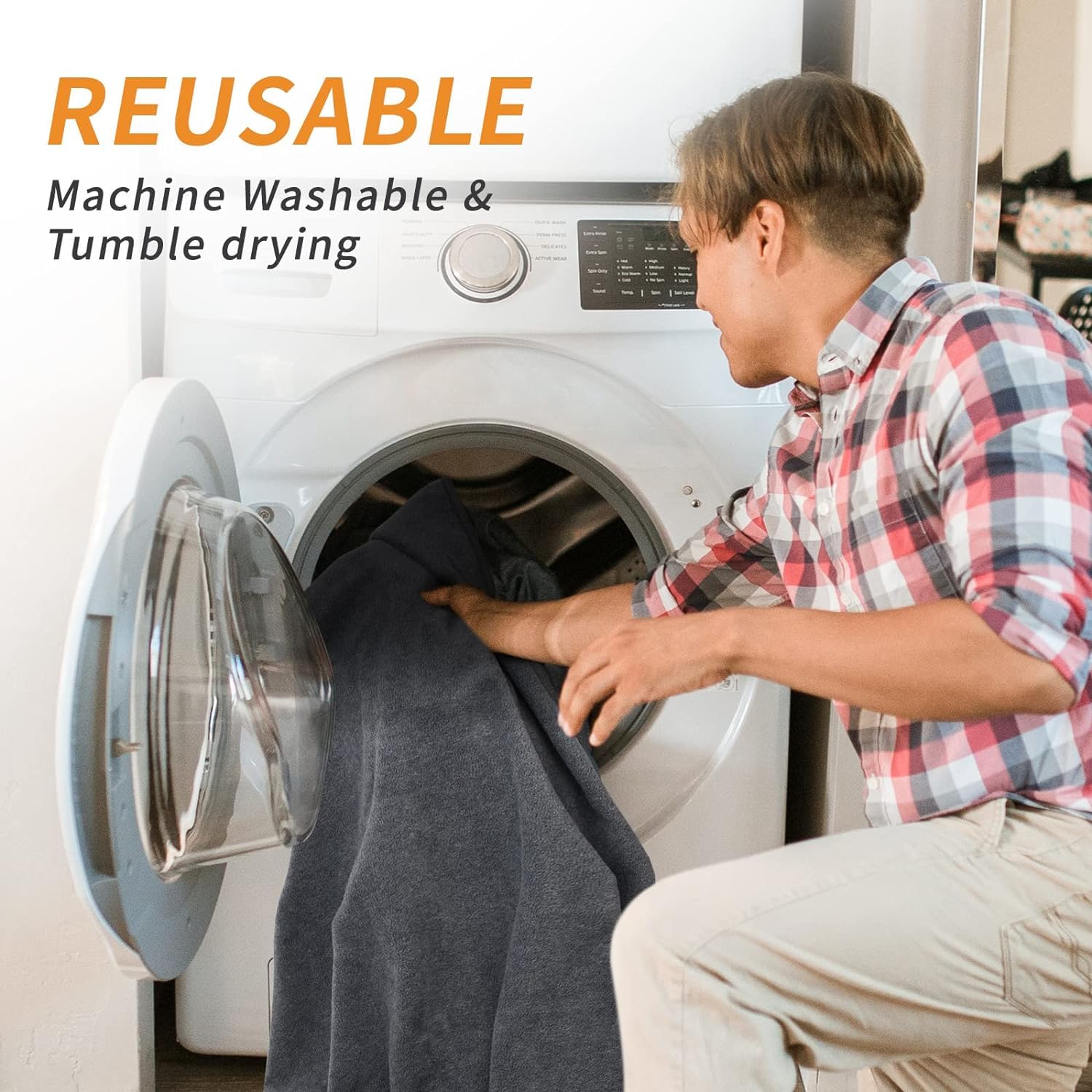 Dog Pee Pad Washable Extra Large, Instant Absorb Thicker Training Pads Non-Slip Pet Playpen Mat, Waterproof Reusable Floor Mat I