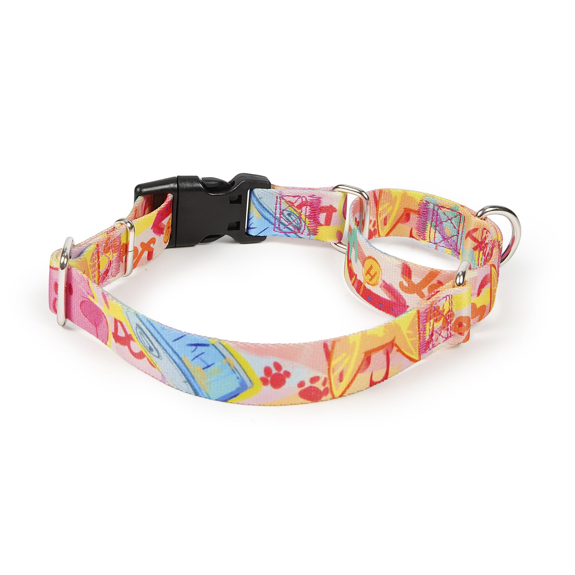 Hyhug Design Pattern Martingale Collar For Small Dogs Escape - Proof| No Pull Durable For Outdoor Use, Ideal For Training & Dail