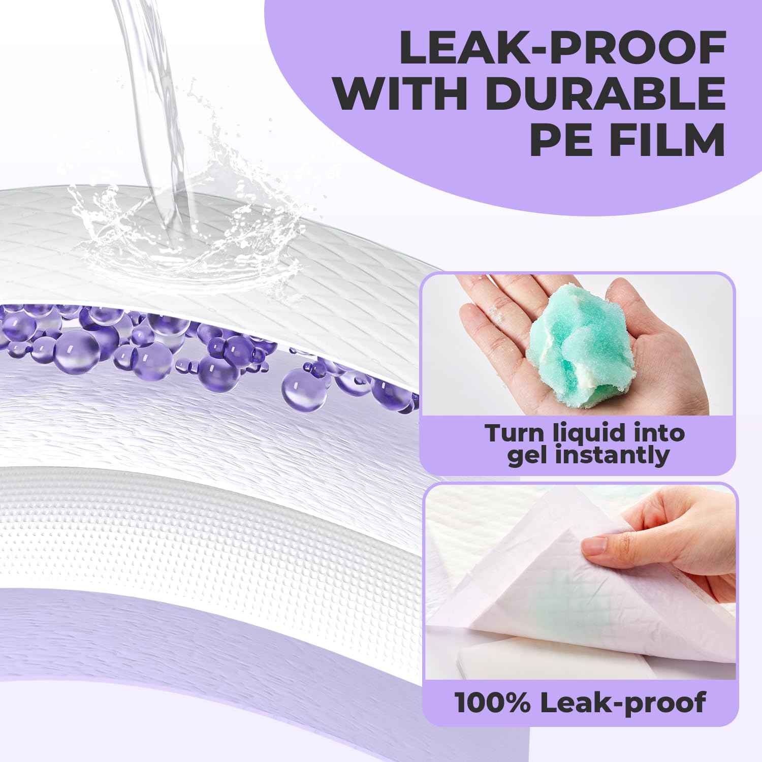 Cat Pads Refills for Litter Box: Cat Litter Mat for Tidy Cats Breeze Litter System - Thickened 6-Layer Super Absorbent Breeze Pa