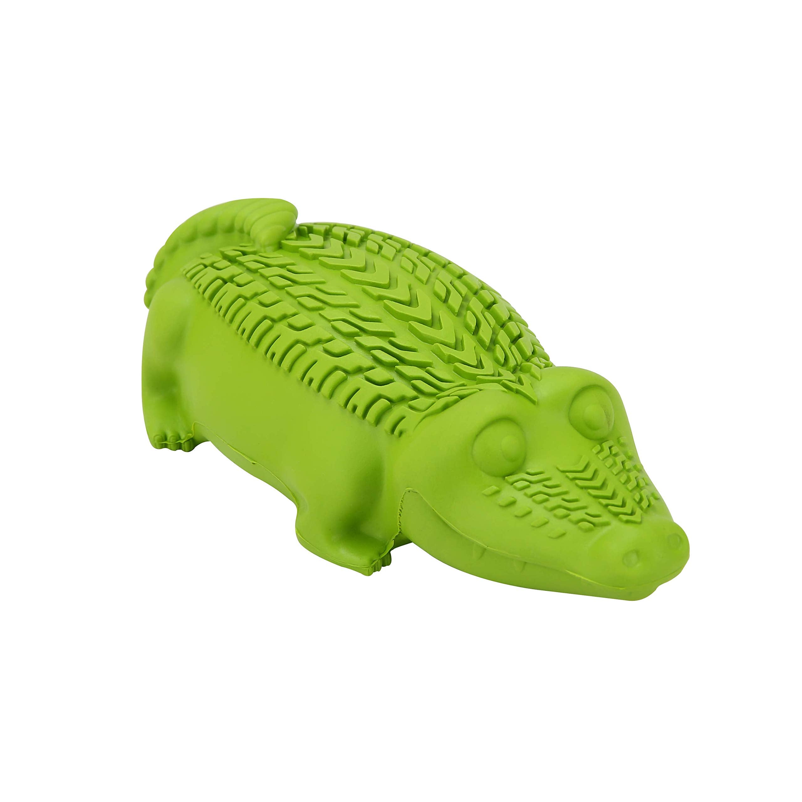Arm & Hammer For Pets Super Treadz Gator Chew Toy - Best Chew Toys Reduce Plaque & Tartar Buildup Without Brushing - For Dogs Up To 35 Lbs