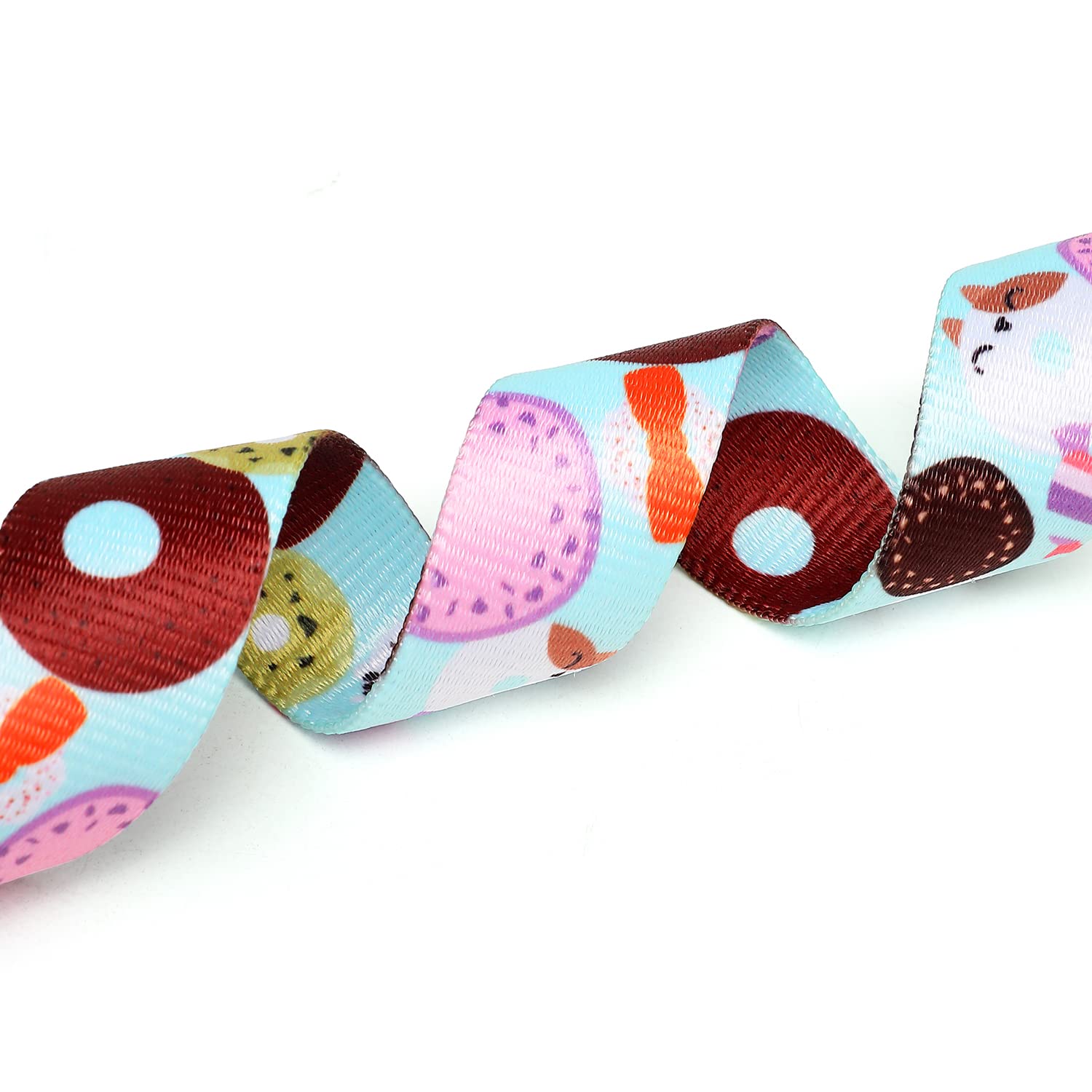 Mercano Adjustable Dog Collar - Special Design Patterns, Soft Nylon Comfortable Durable Pet Collar For Small Medium Large Dogs (L, Blue Cookie)