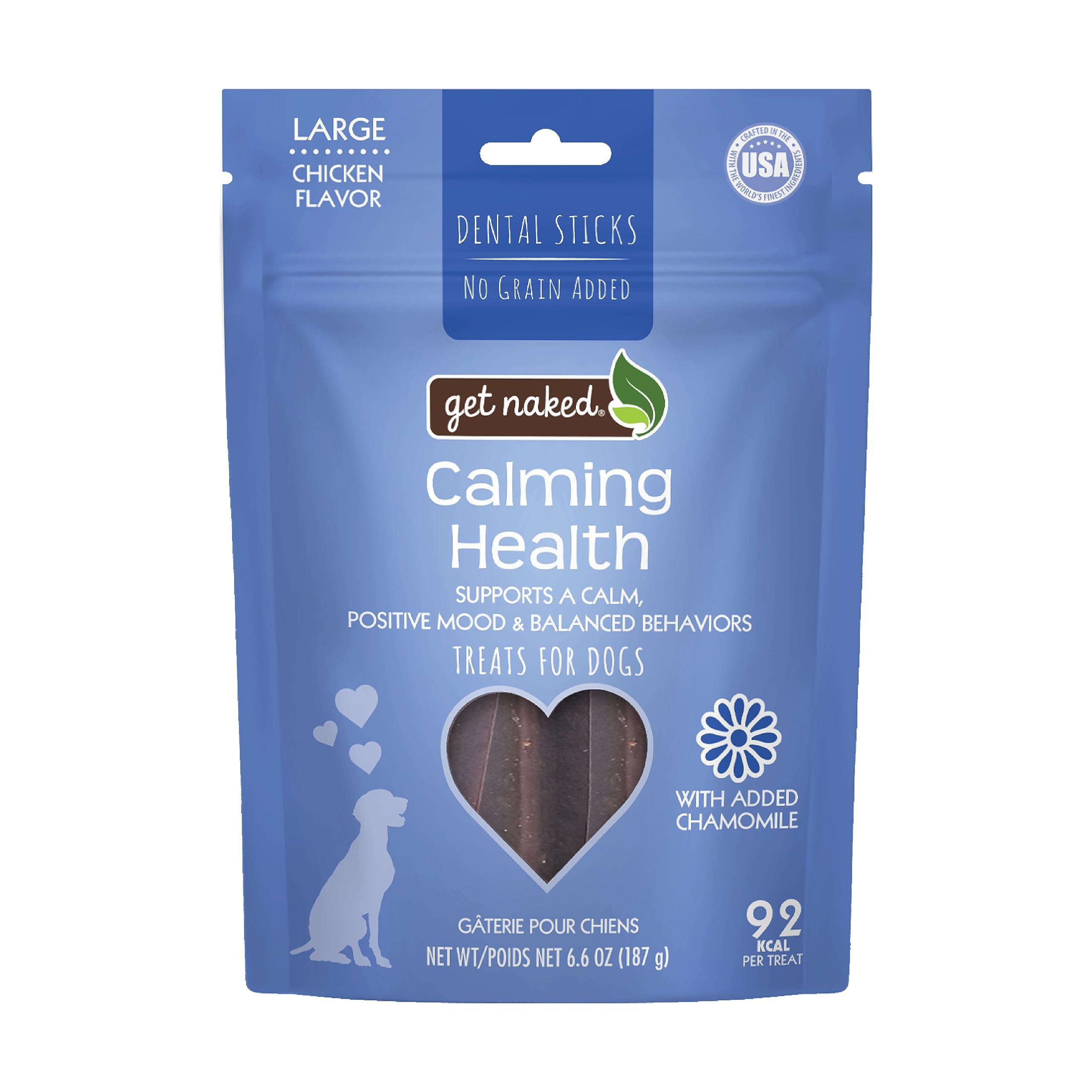 Get Naked Calming Health Dental Sticks Chicken Flavor Large