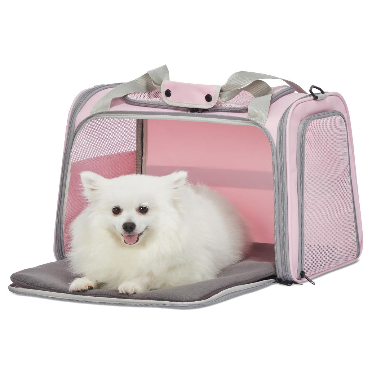 Petsfit Cat Carrier For Large Cats, Dog Carriers For Small Dogs Under 25 Lbs, Soft Pet Carrier, Cat Crates For Indoor Cats With 