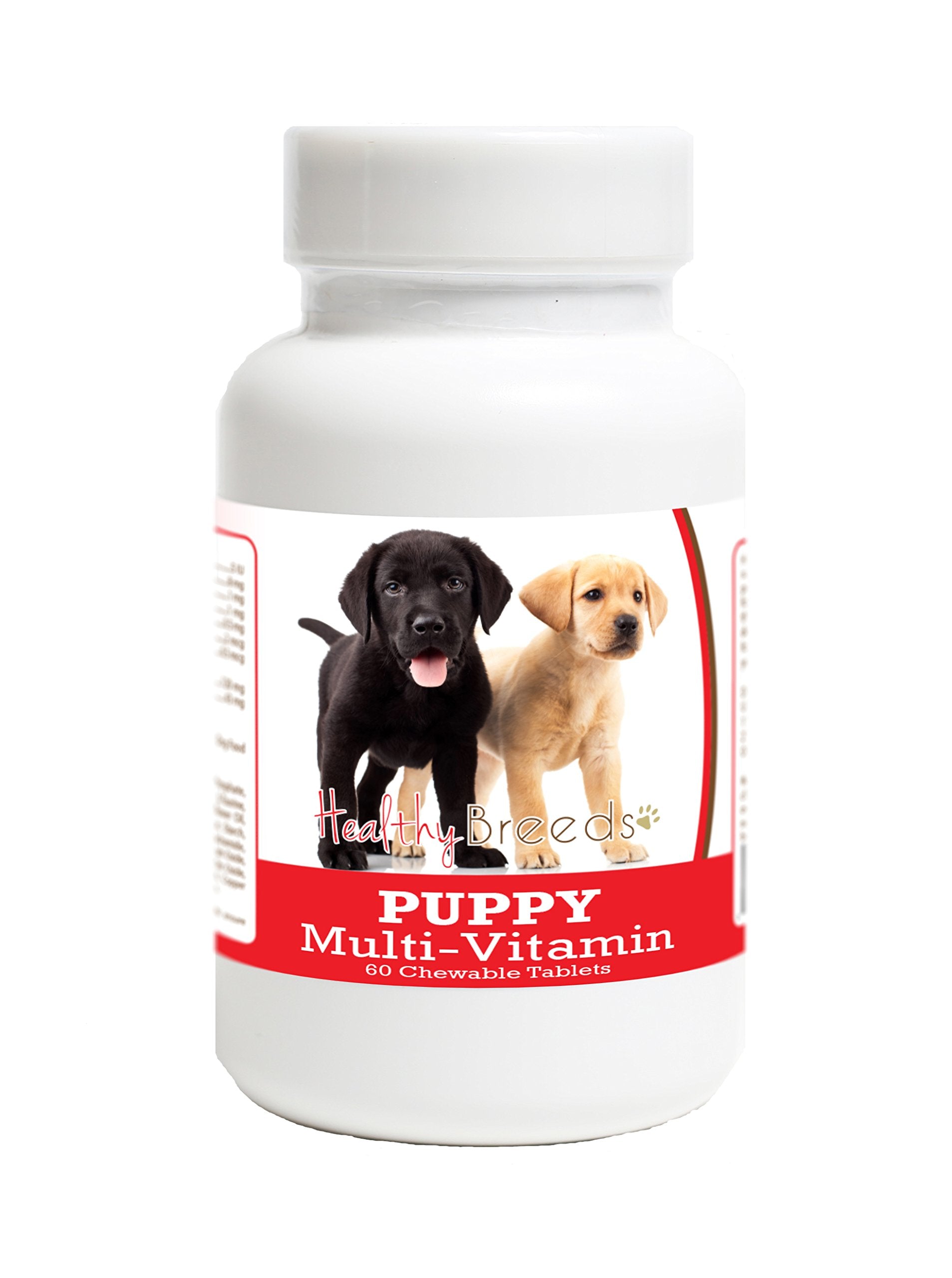 Healthy Breeds Labrador Retriever Puppy Dog Multivitamin Tablet 60 Count