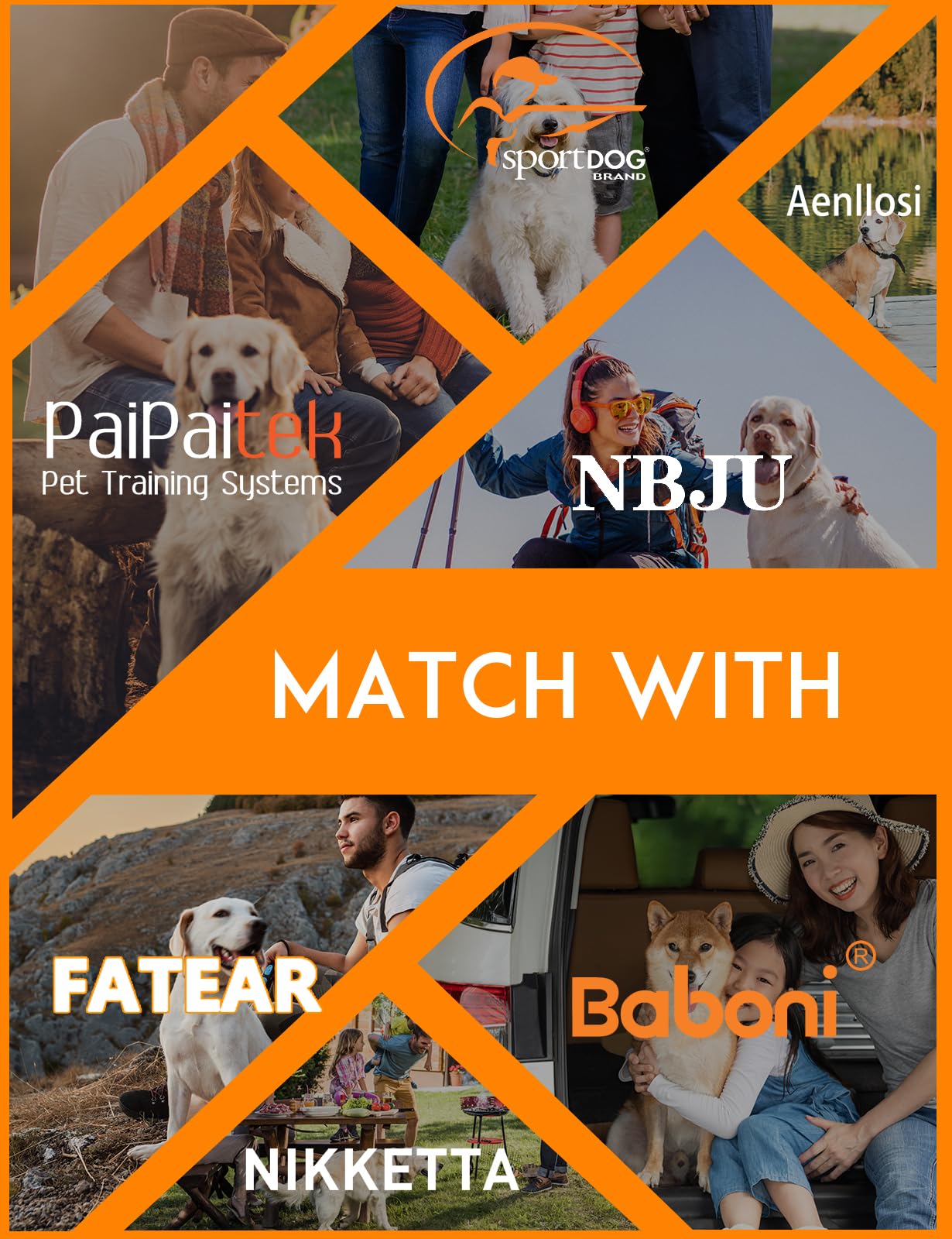 Paipaitek E-Collar Replacement Strap Compatible With Patpet, Sportdog, Garmin, Dogtra, Delupet, Bousnic, Petspy, Nbju Shock Coll