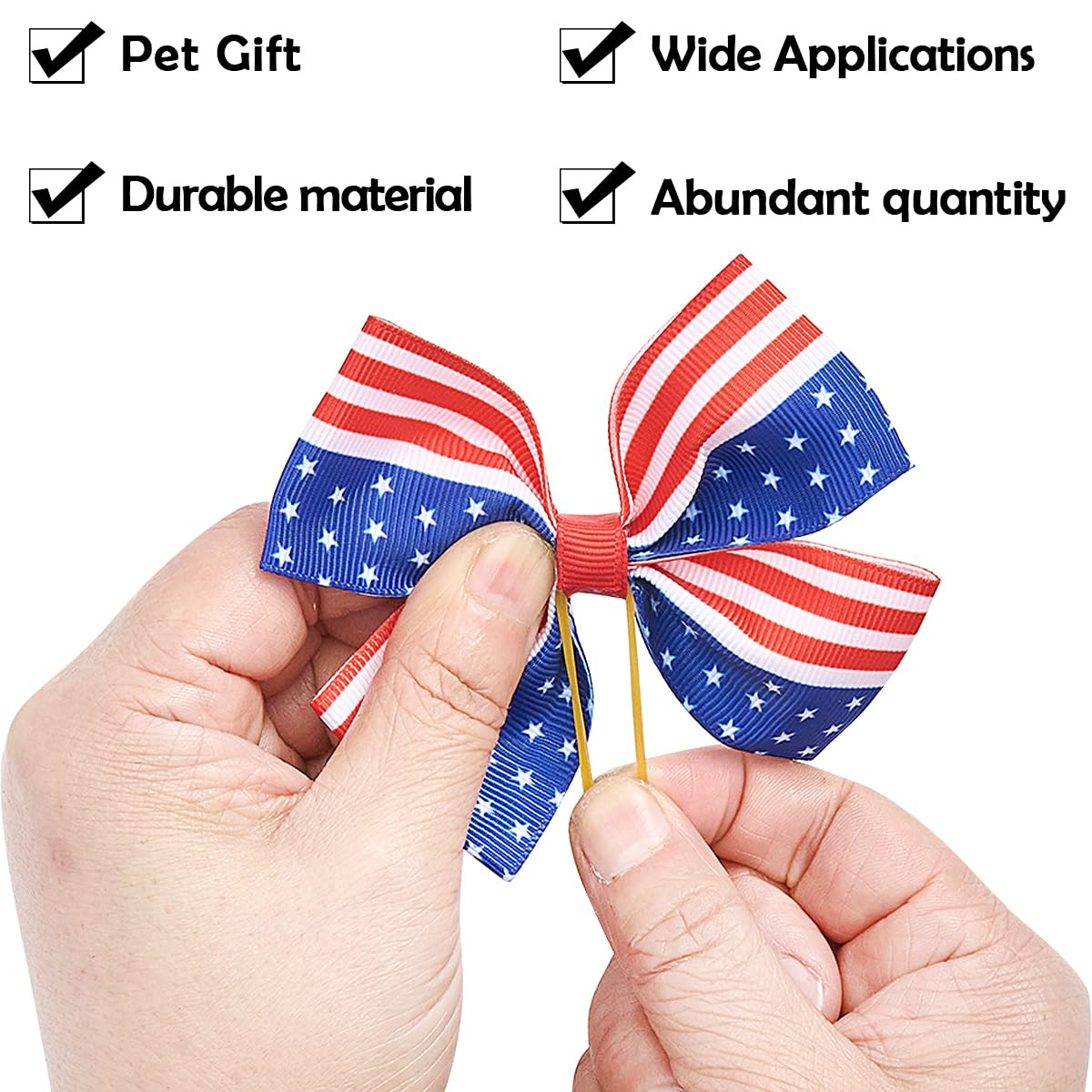 Jpgdn 24Pcs/12 Pairs 4'' Big Valentines Dog Hair Bows For Large Breed Dogs Heart Rose Kiss Lips Pattern Blue Pink Red Purple Yel