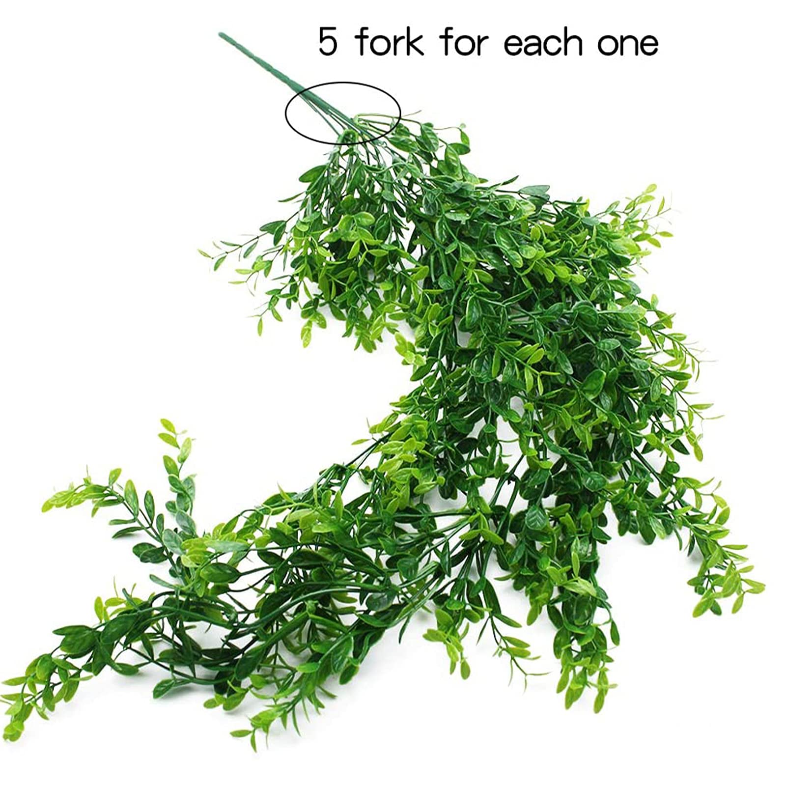 Hercocci 3 Pack Reptile Plants, Terrarium Hanging Plants Vines Artificial Leaves Habitat Decorations With Suction Cup For Bearded Dragon Hermit Crab Lizard Snake Geckos Chameleon