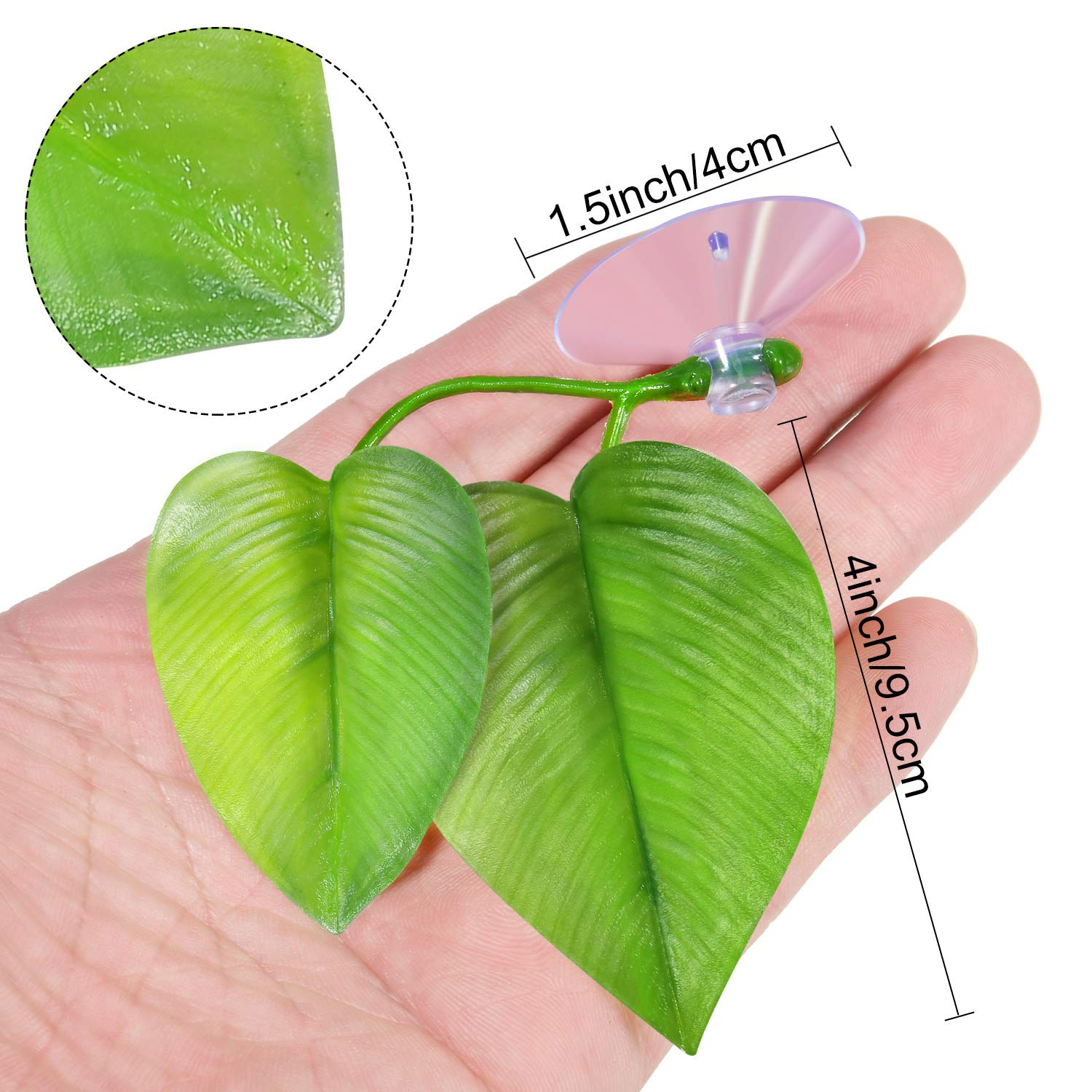 4 Pieces Betta Bed Leaf Hammock For Betta Fish, Lightweight And Realistic Resting Spot, No Bpa, Practical, Comfortable And Safe (Double Leaf)