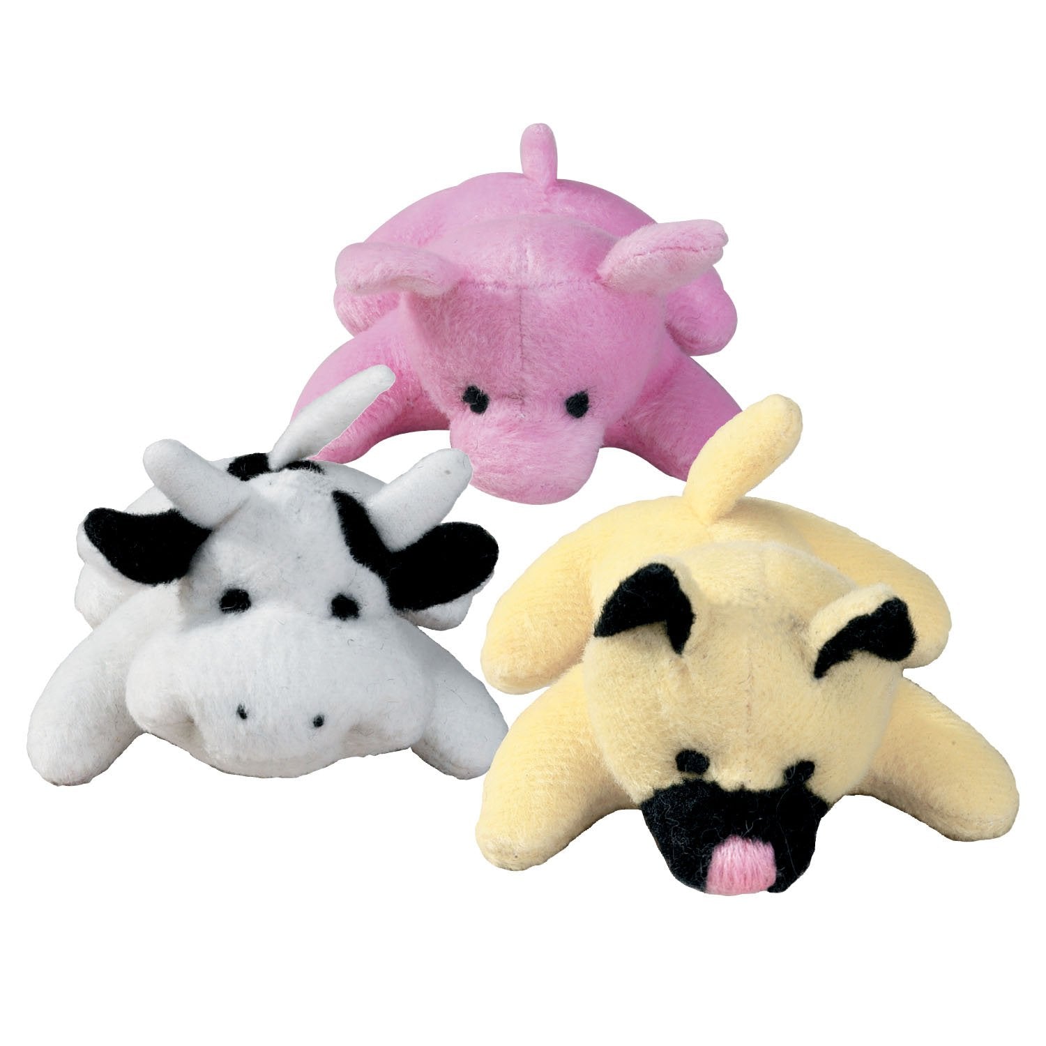 Zanies Bitty Buddy Oinkers Dog Toys, 3