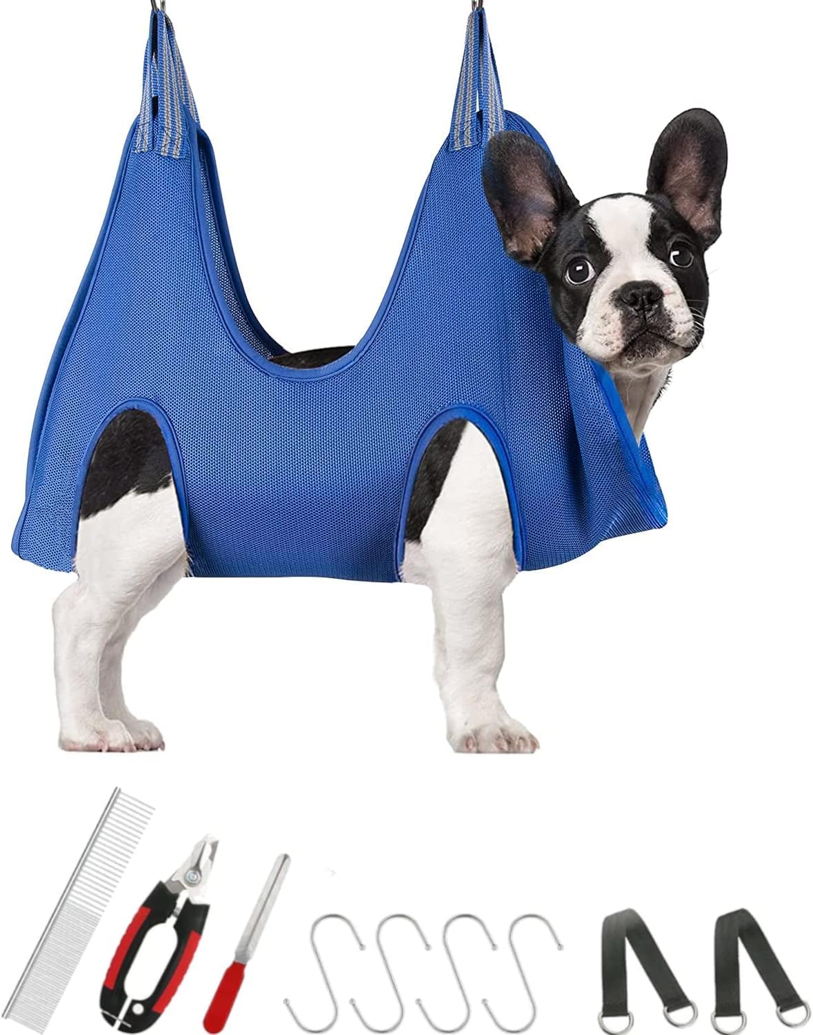 Azod Dog Pet Grooming Hammock,Xxl Dog Hanging Harness For Nail Clipping, Dog Trimming Cutting Hammock, Dog Sling Holder Helper F