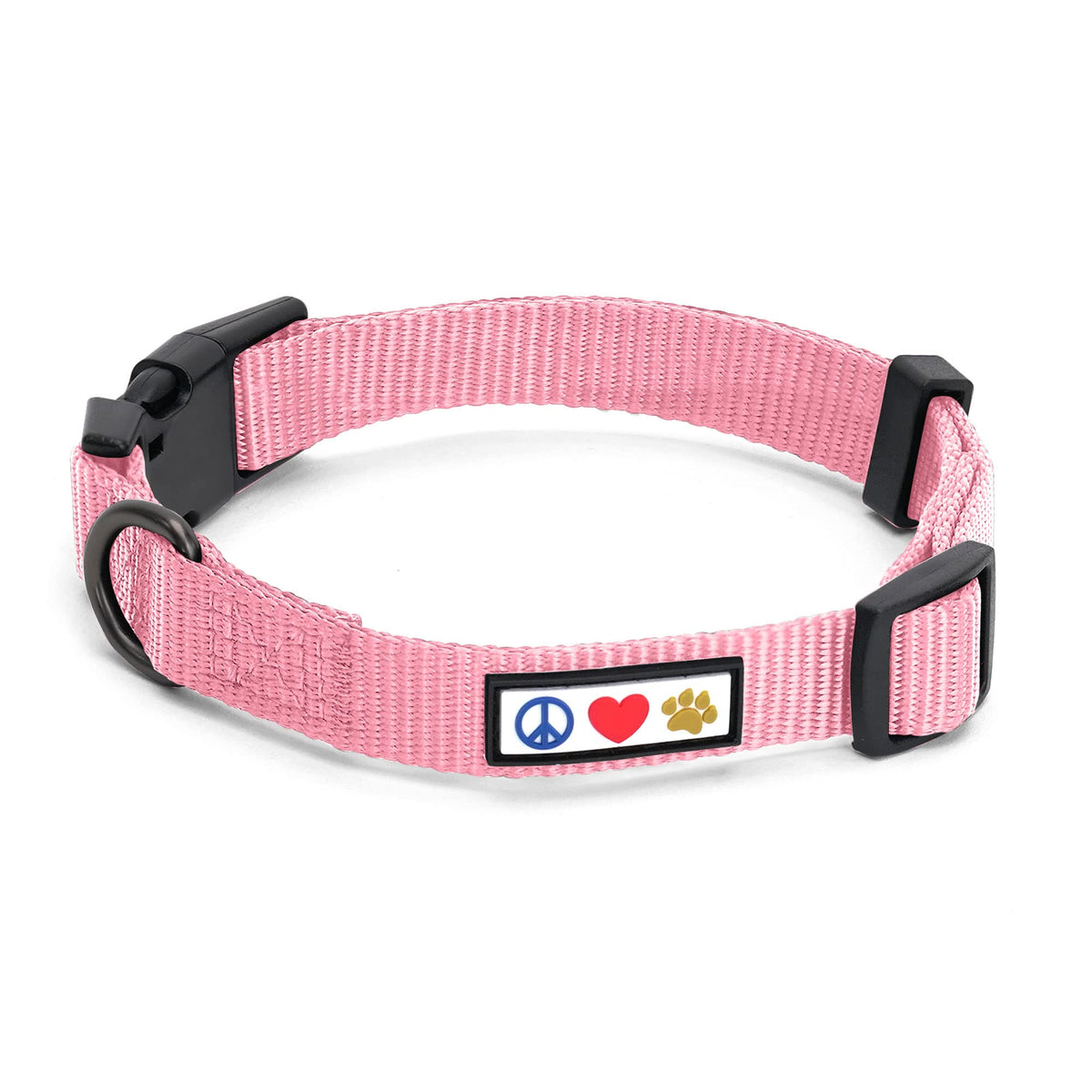 Pawtitas Dog Collar For Extra Small Dogs Training Puppy Collar With Solid - Xs -Pink Cherry Blossom