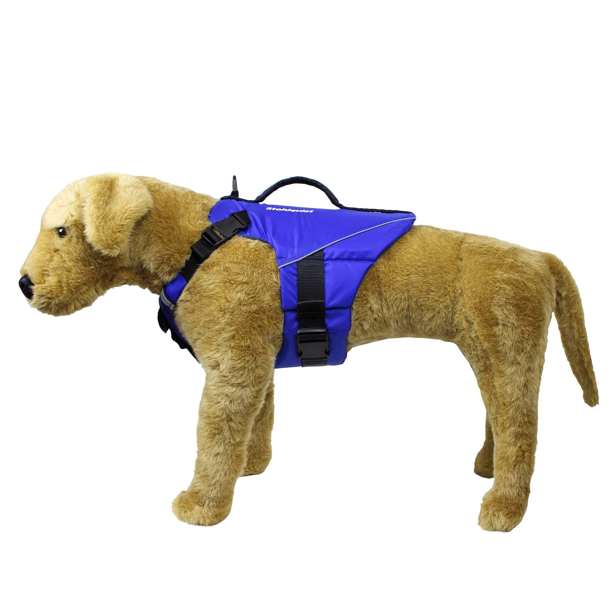 Stohlquist Waterware Pup Float Deluxe Life Jacket, Blue, X-Large