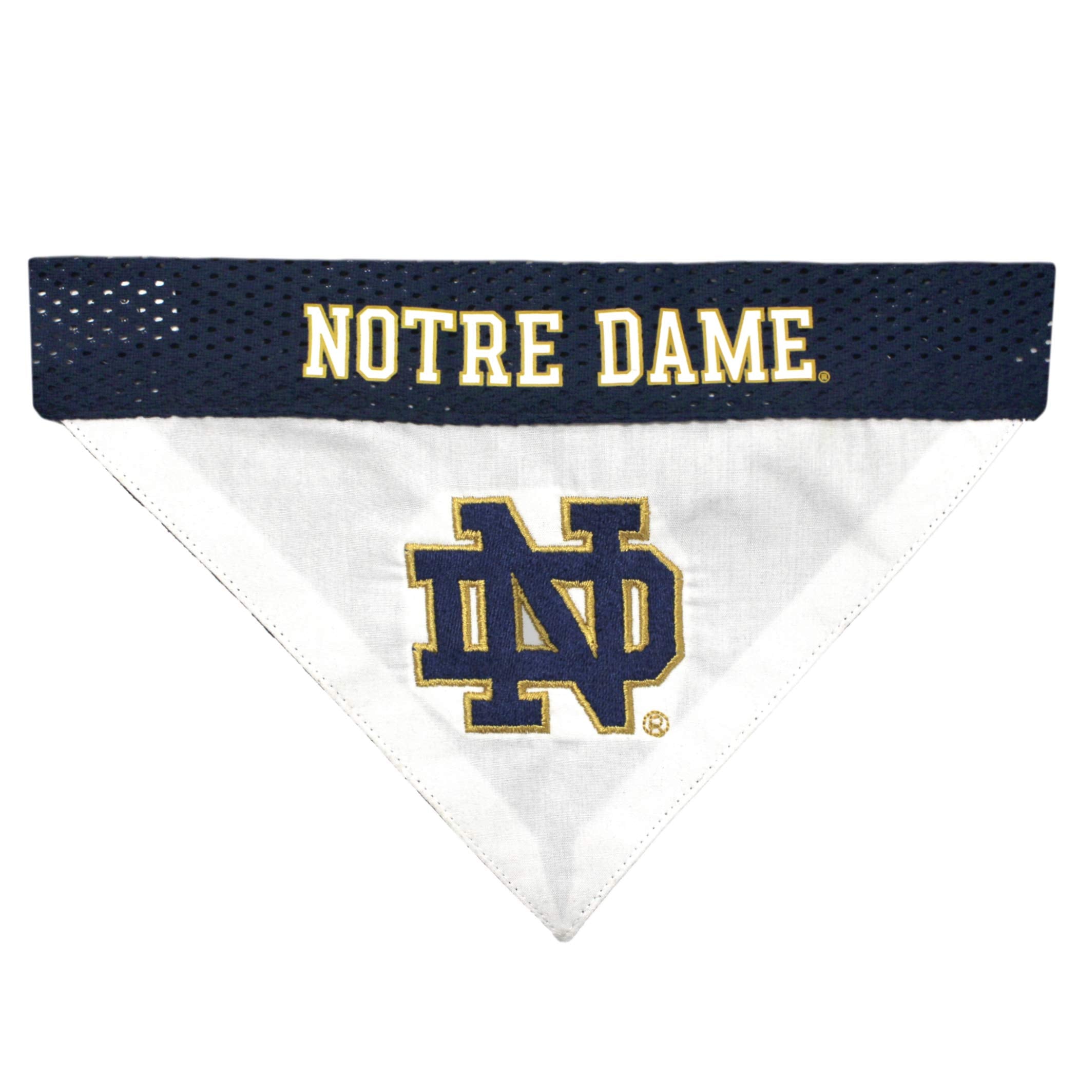 Pets First Reversible Bandana for Dogs, Notre Dame Fighting Irish, Size Large/X-Large, Stylish Pet Accessory