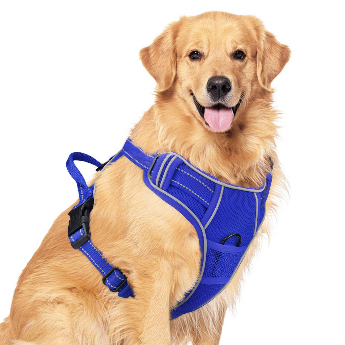 Joytale Step-In No Pull Dog Harness For Extra Large Dogs With 2 Leash Clips, Reflective Pet Vest With Easy Control Handle, Adjus
