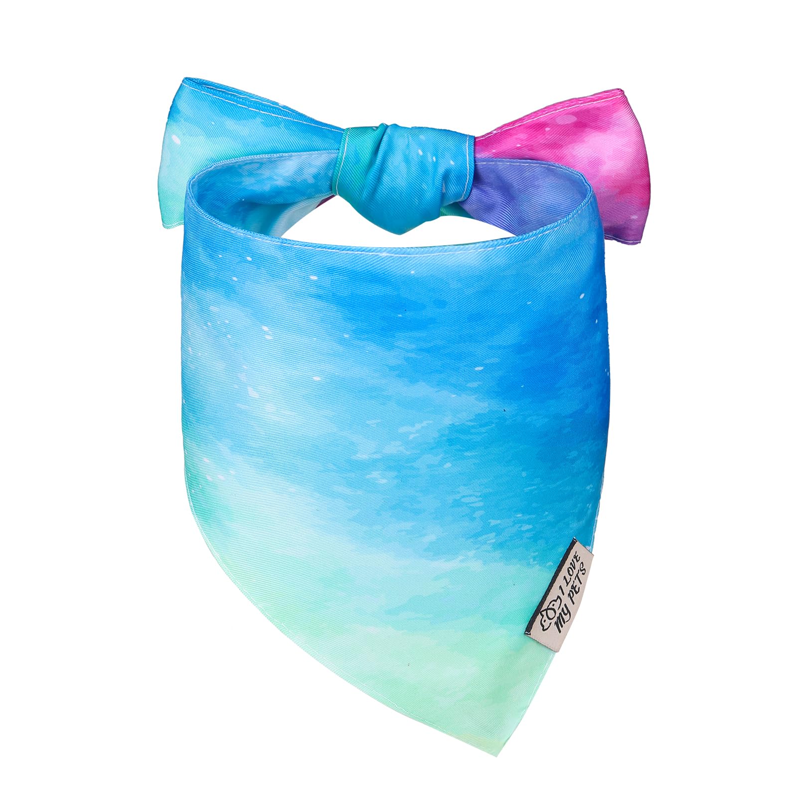 Scenereal Summer Dog Bandana, Double Side Dog Scarf For Small Medium Large Dogs Cats Puppy, Holiday Bandanas For Dogs Boys Girls