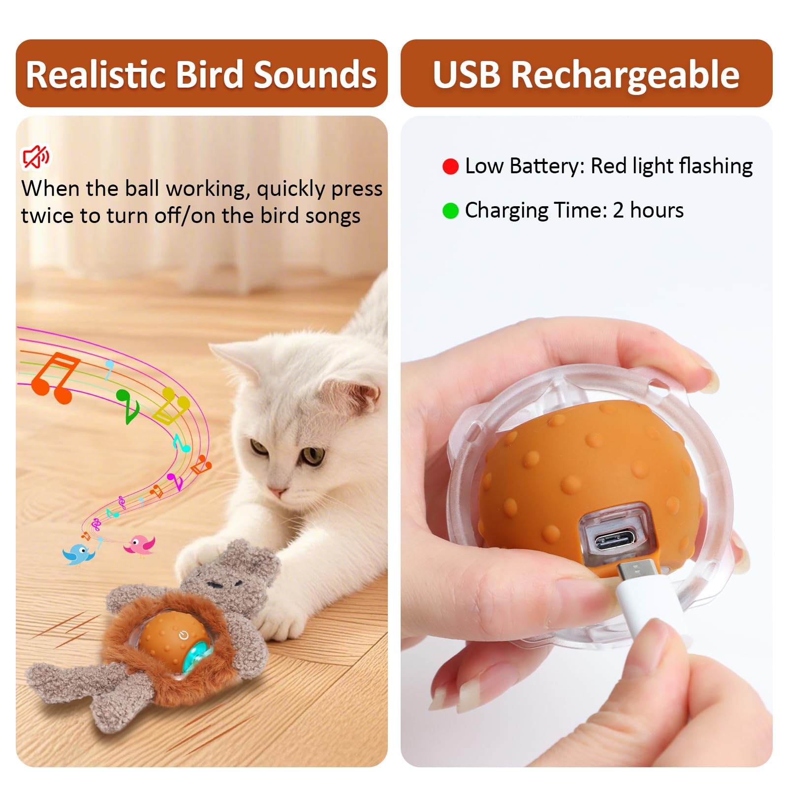 Sofolor Interactive Cat Toys For Indoor Cats, Electric Cat Mouse Toy, Automatic Kitten Toys For Bored Indoor Adult Cats, Motion