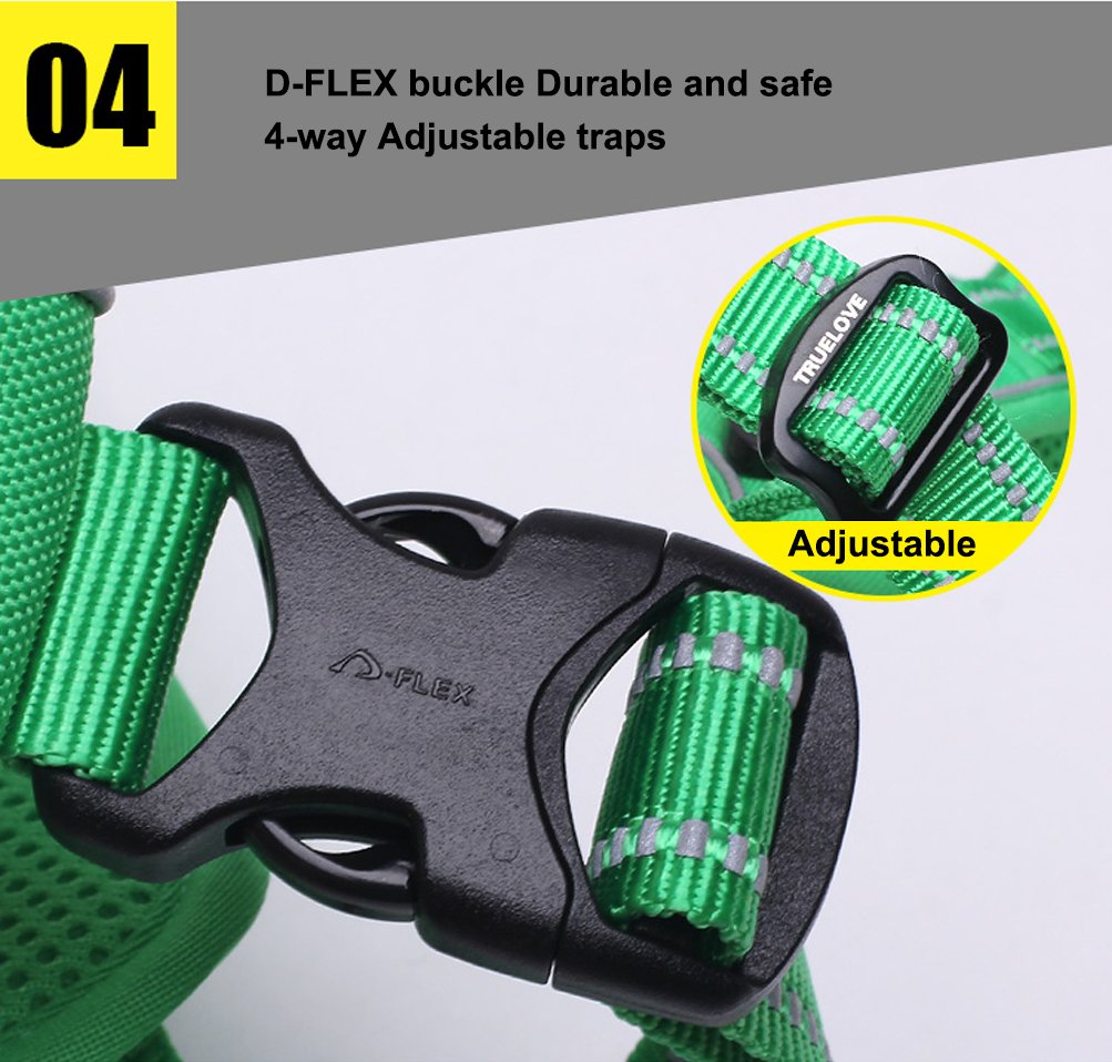 Sgoda Dog Harness, Green, Small