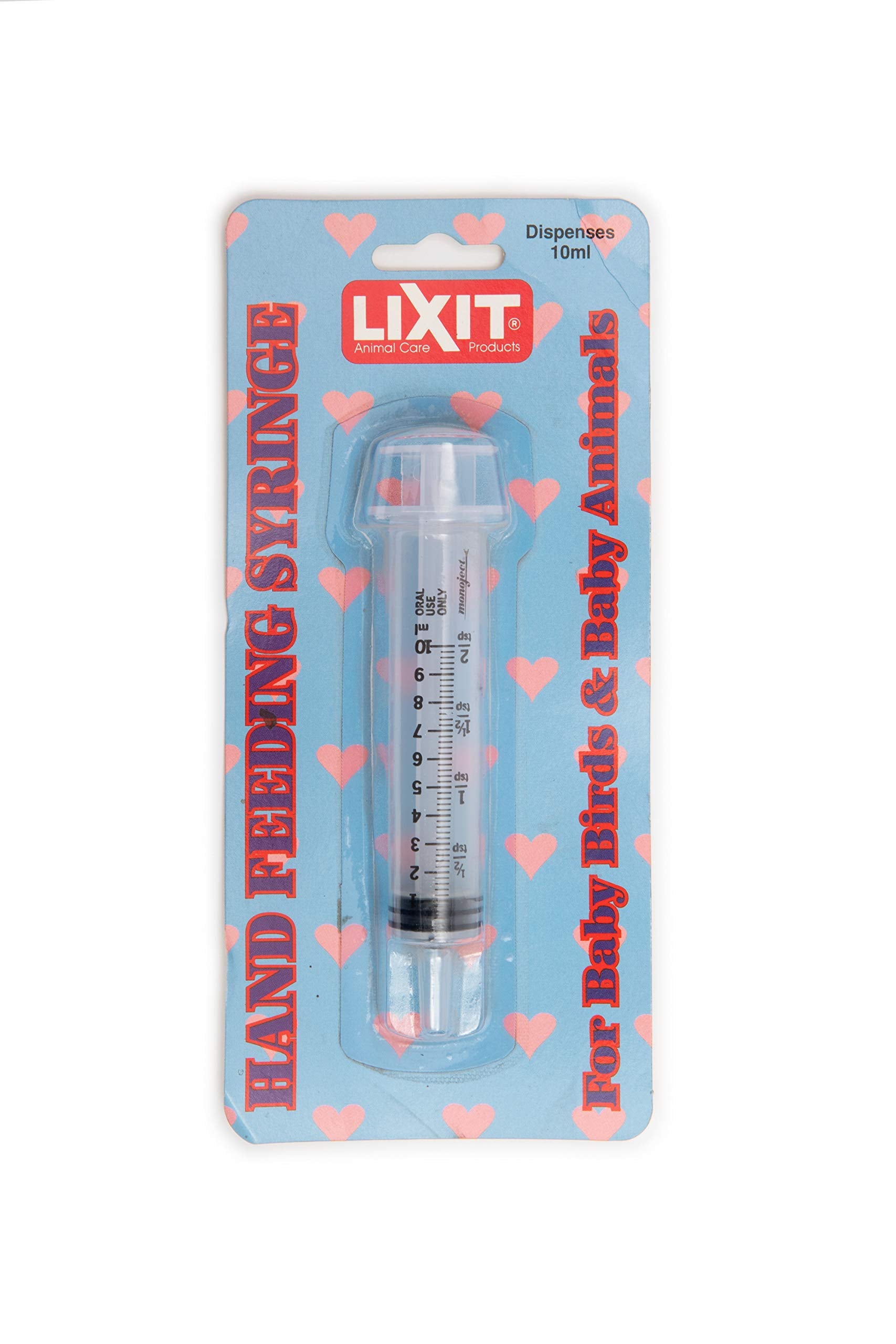 Lixit Hand Feeding Syringes For Puppies, Kittens, Rabbits And Other Baby Animals (10Ml Pack Of 4)