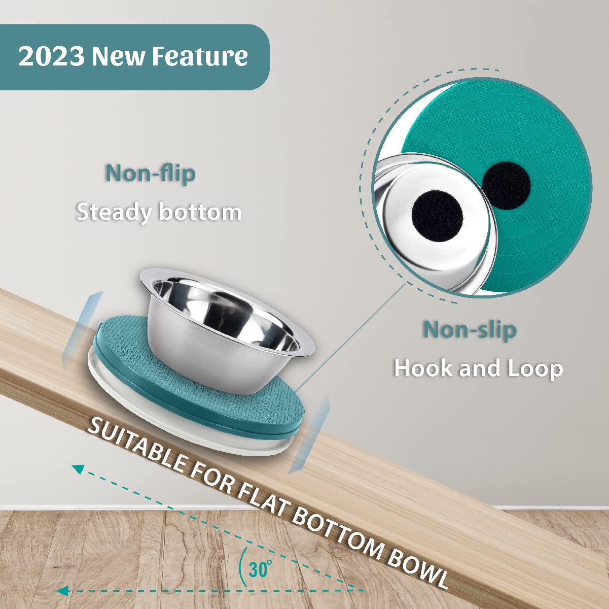 SoulThink® Ant Proof Cat Dog Bowl Tray - New Innovation Anti Ant Pet Food Dish Indoor No Chemical No Water Needed Different from Traditional Ant Trap (Turquoise Green) -Like New