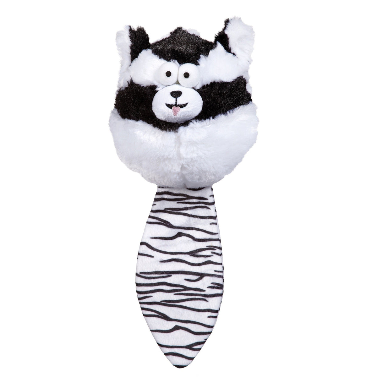 Zanies Funny Furry Fatty Pet Dog Toy, Skunk