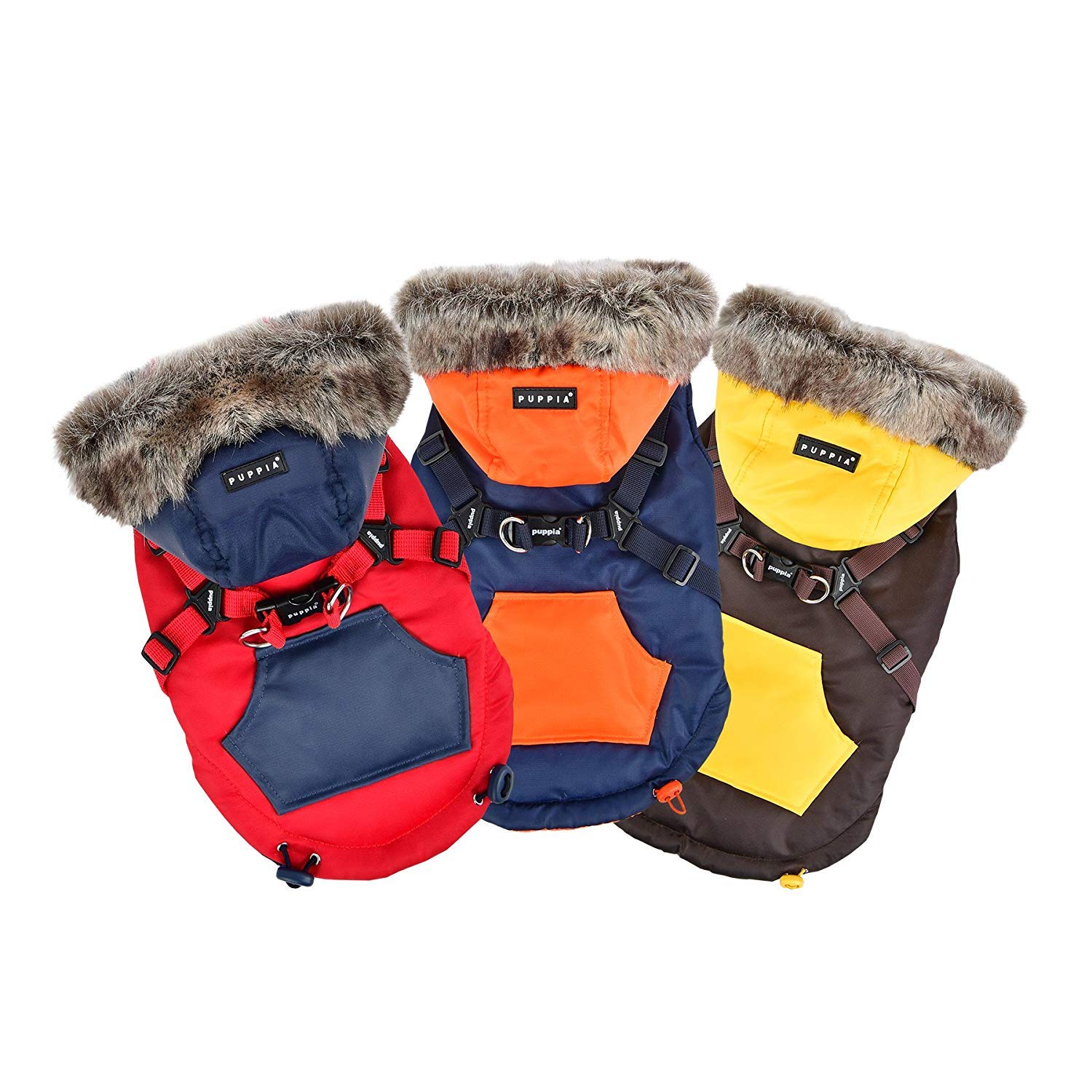 Puppia Orson Dog Coat - Red - S