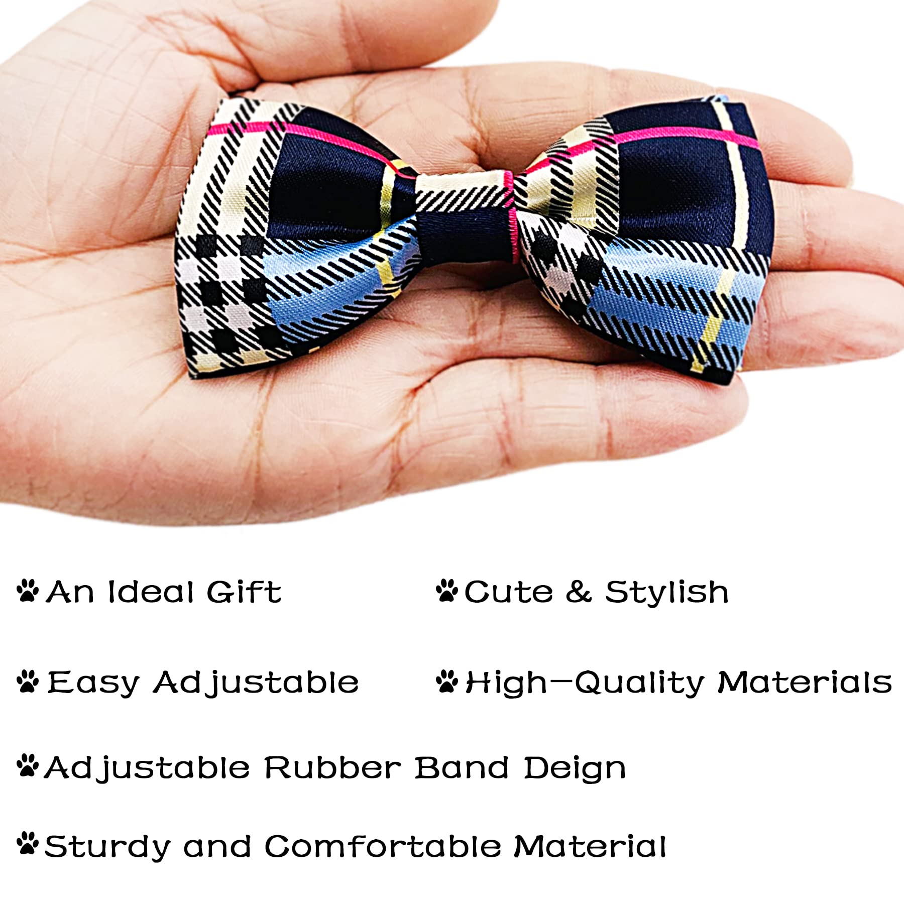 Pet Show Pet Small Dogs Collar Embellishment Attachment Bow Ties Puppies Cats Collar Charms Accessories Slides Bowties For Birth
