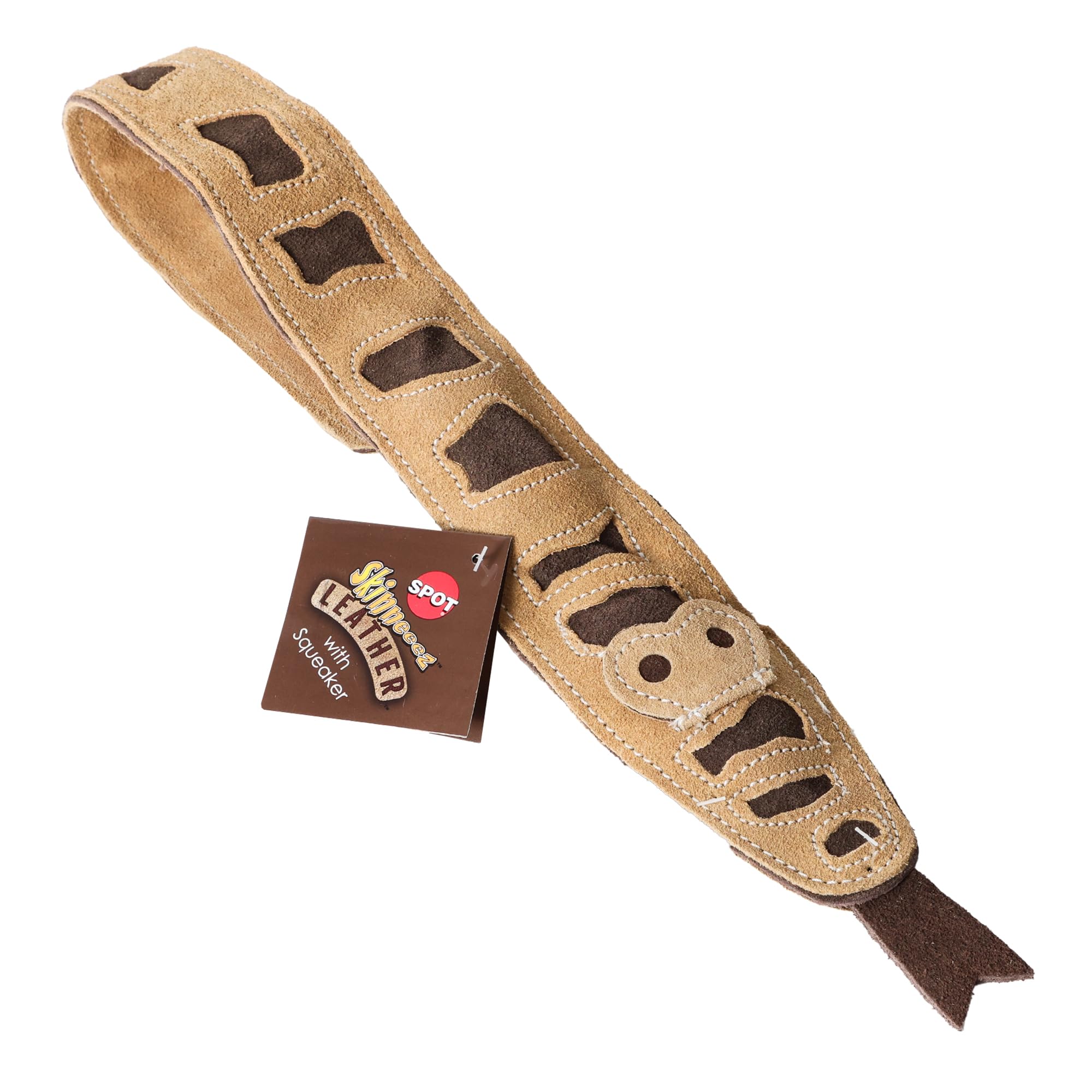 Spot 68054392: Toy Skinneeez Leather Snake 25In
